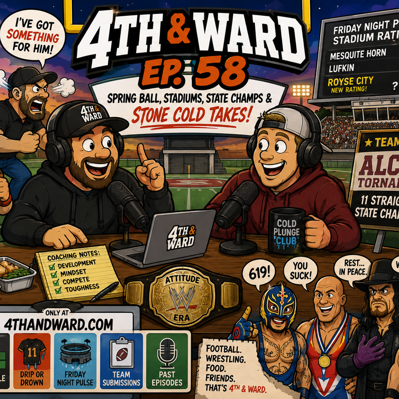 Spring Football, Stadium Rankings & Stone Cold Takes | Ep. 58 episode artwork