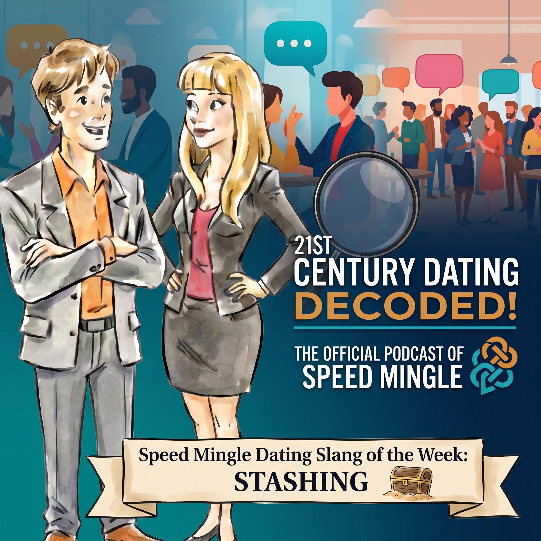 Speed Mingle Dating Slang of the Week: Stashing episode artwork