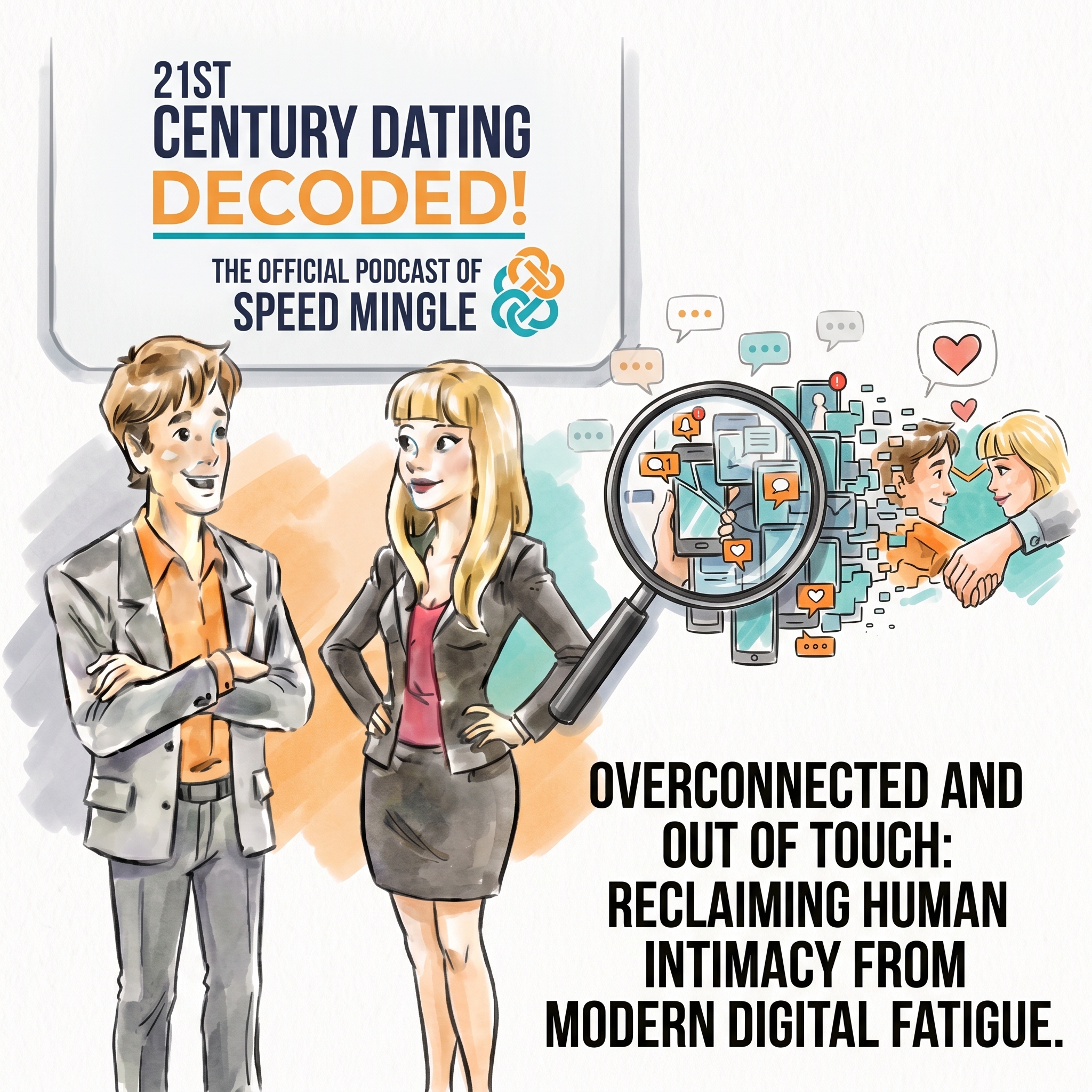 Overconnected and Out of Touch: Reclaiming human intimacy from modern digital fatigue. episode artwork
