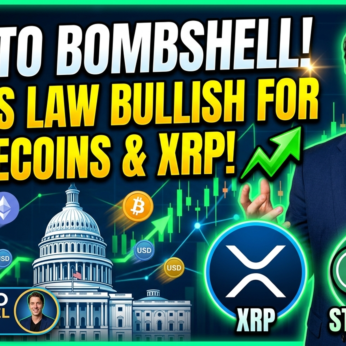 CRYPTO BOMBSHELL: New US Law Sparks massive XRP & Stablecoin Explosion! ep.64 episode artwork