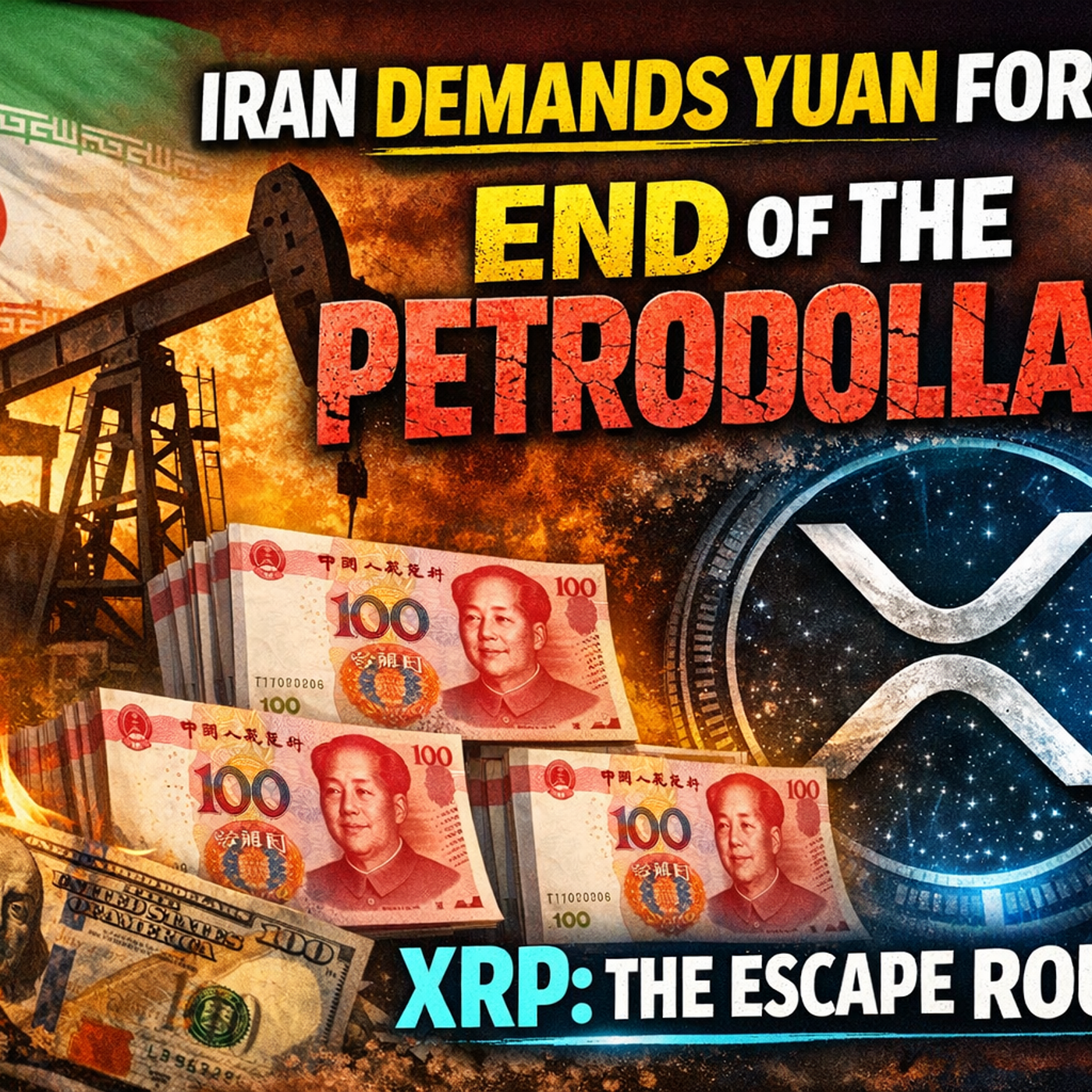 Iran Just DEMANDED Yuan for Oil – Is This the END of the Petrodollar? XRP Is the Escape Route! ep.49 episode artwork