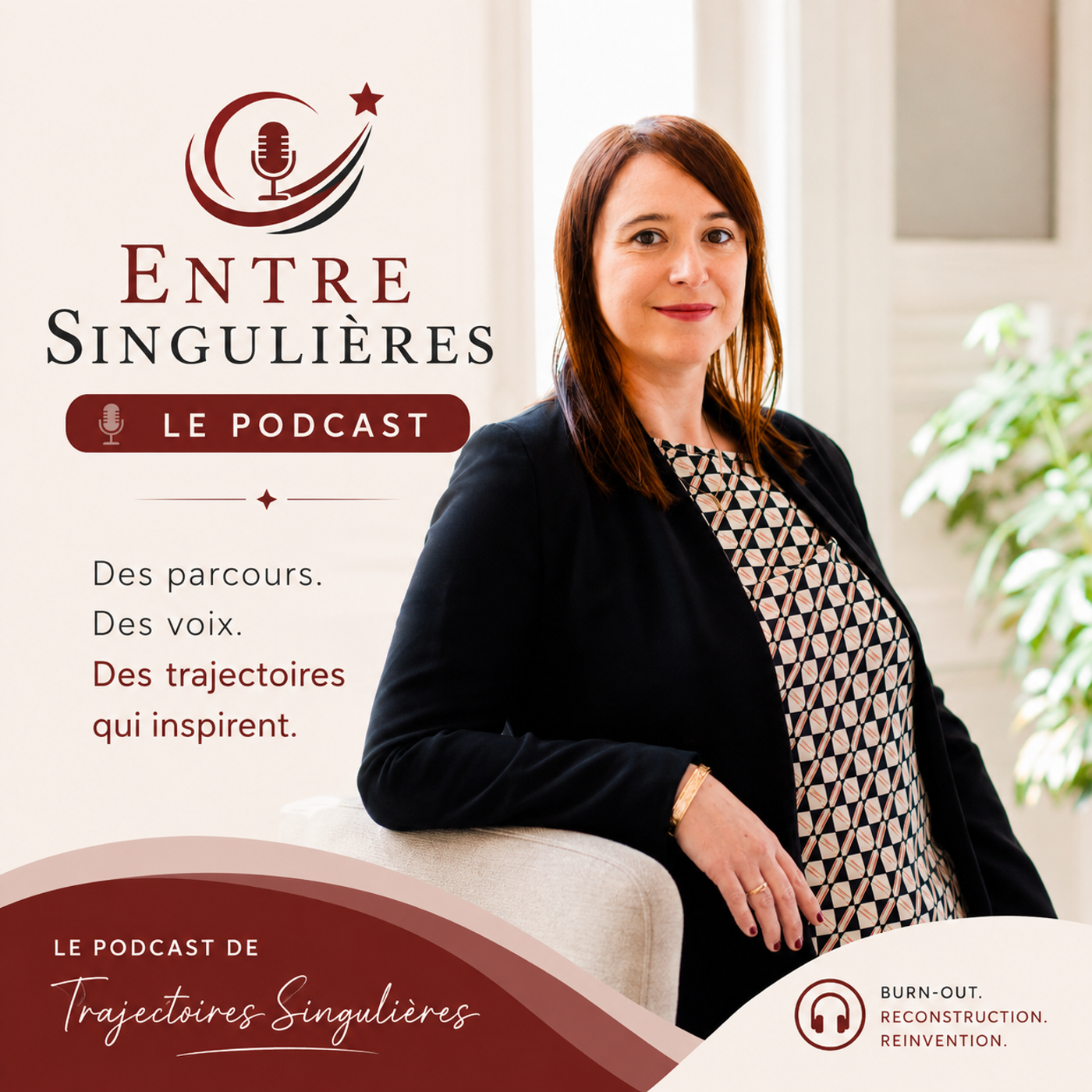 Illustration du podcast 🎙️ Entre Singulières - le podcast de Trajectoires Singulières