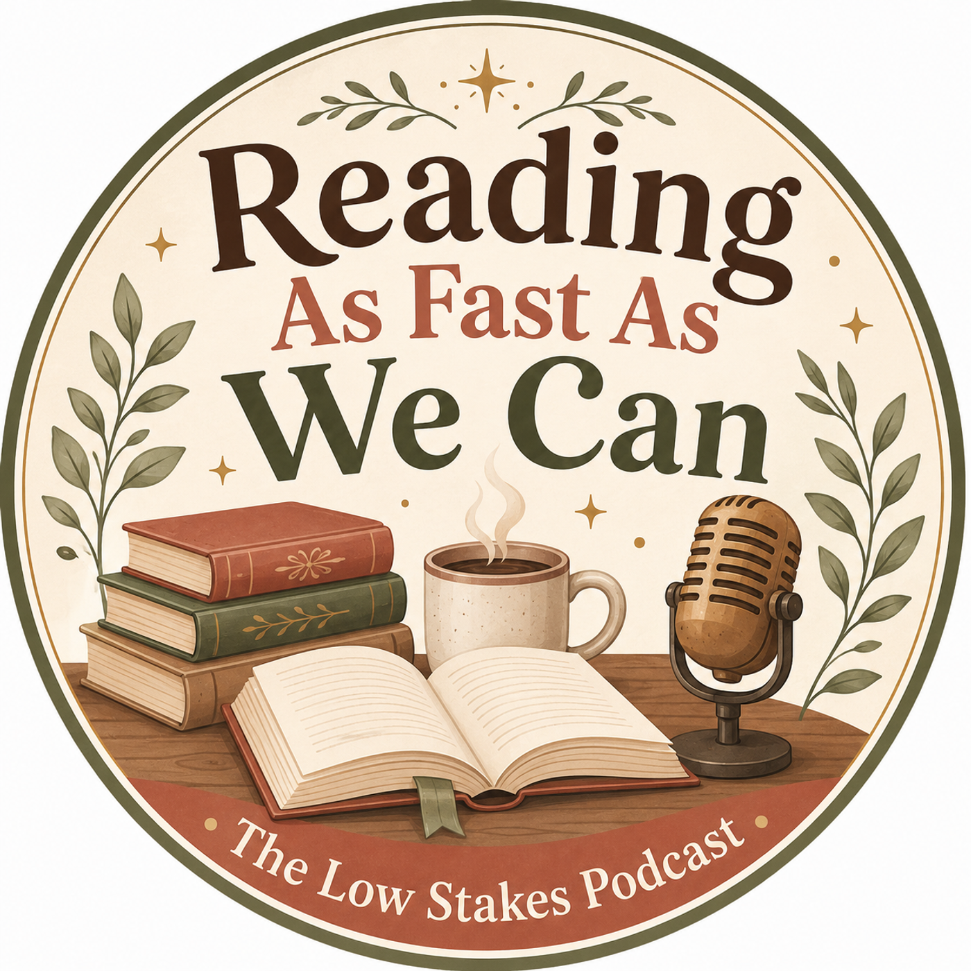 Reading As Fast As We Can: The Low Stakes Podcast podcast artwork