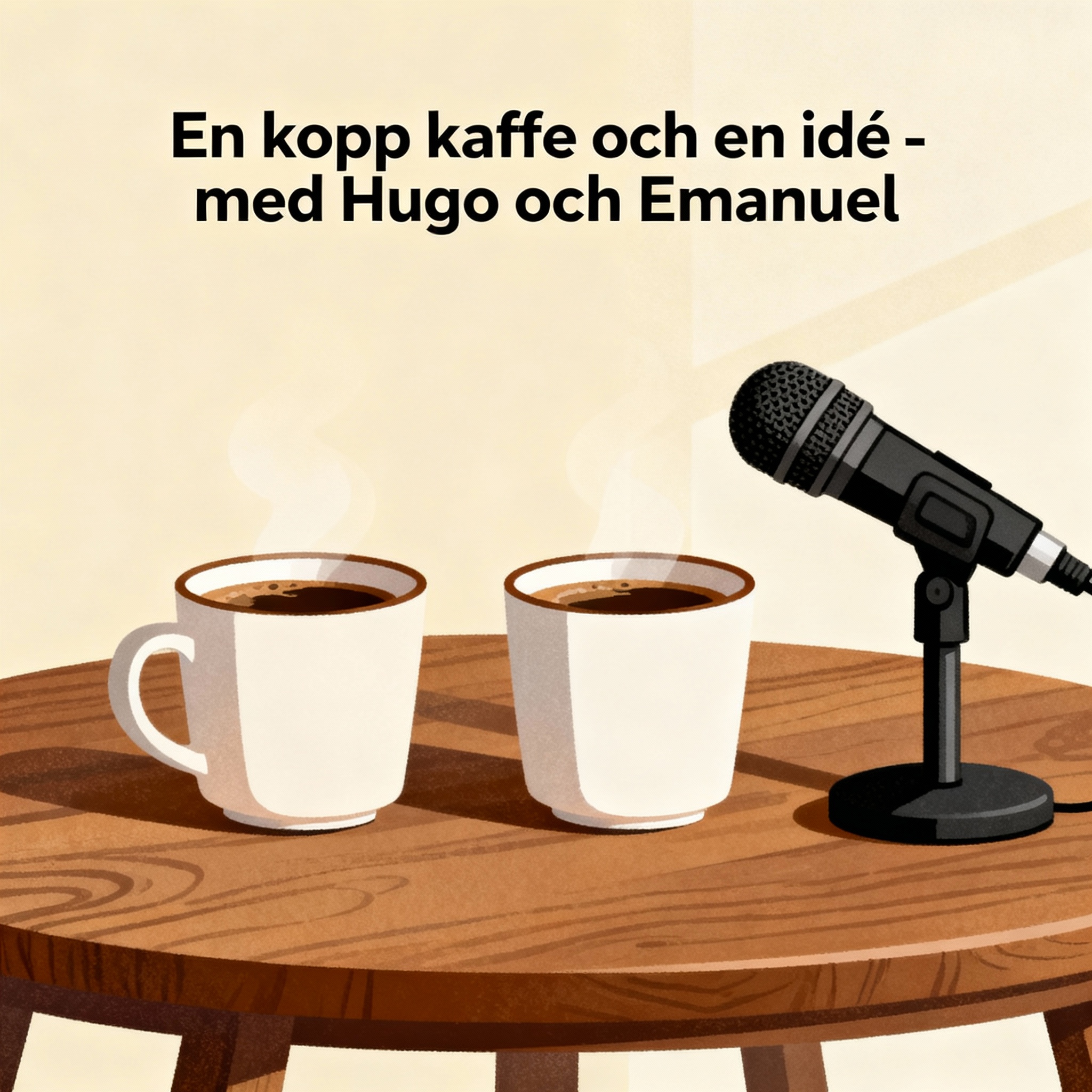 En kopp kaffe och en idé - med Hugo och Emanuel