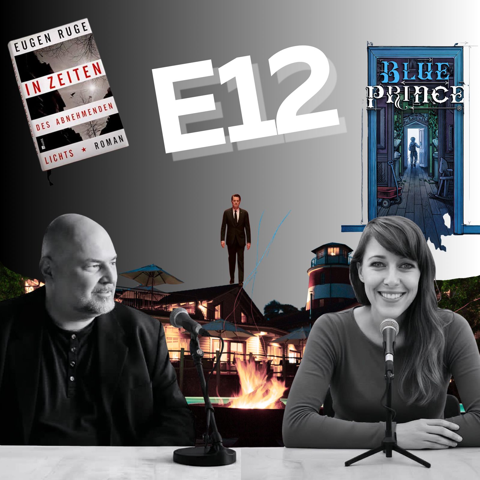 Die Zeitgenossen 12: In Zeiten des abnehmenden Lichts, Twin Peaks 3, Satama, Ghosting, Blue Prince episode artwork