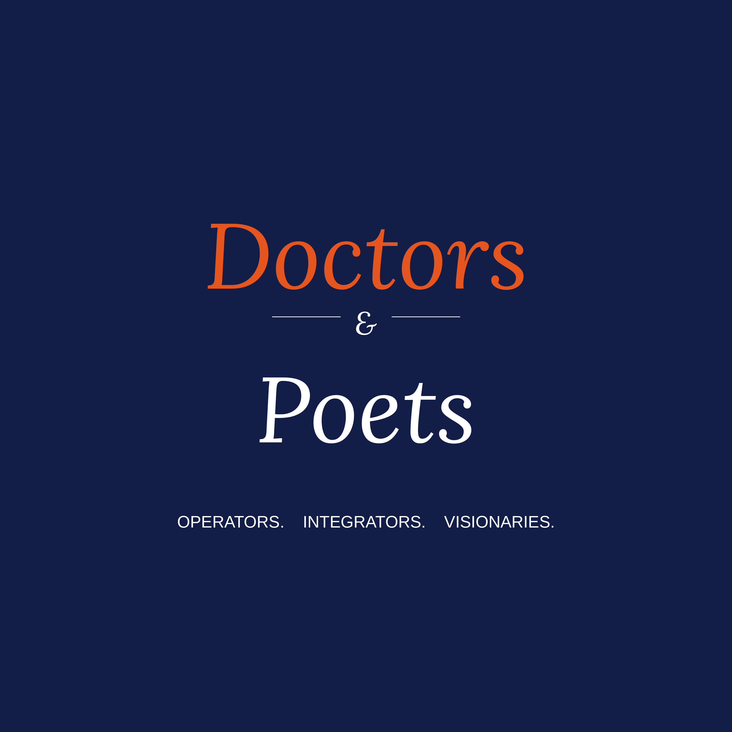 Doctors & Poets