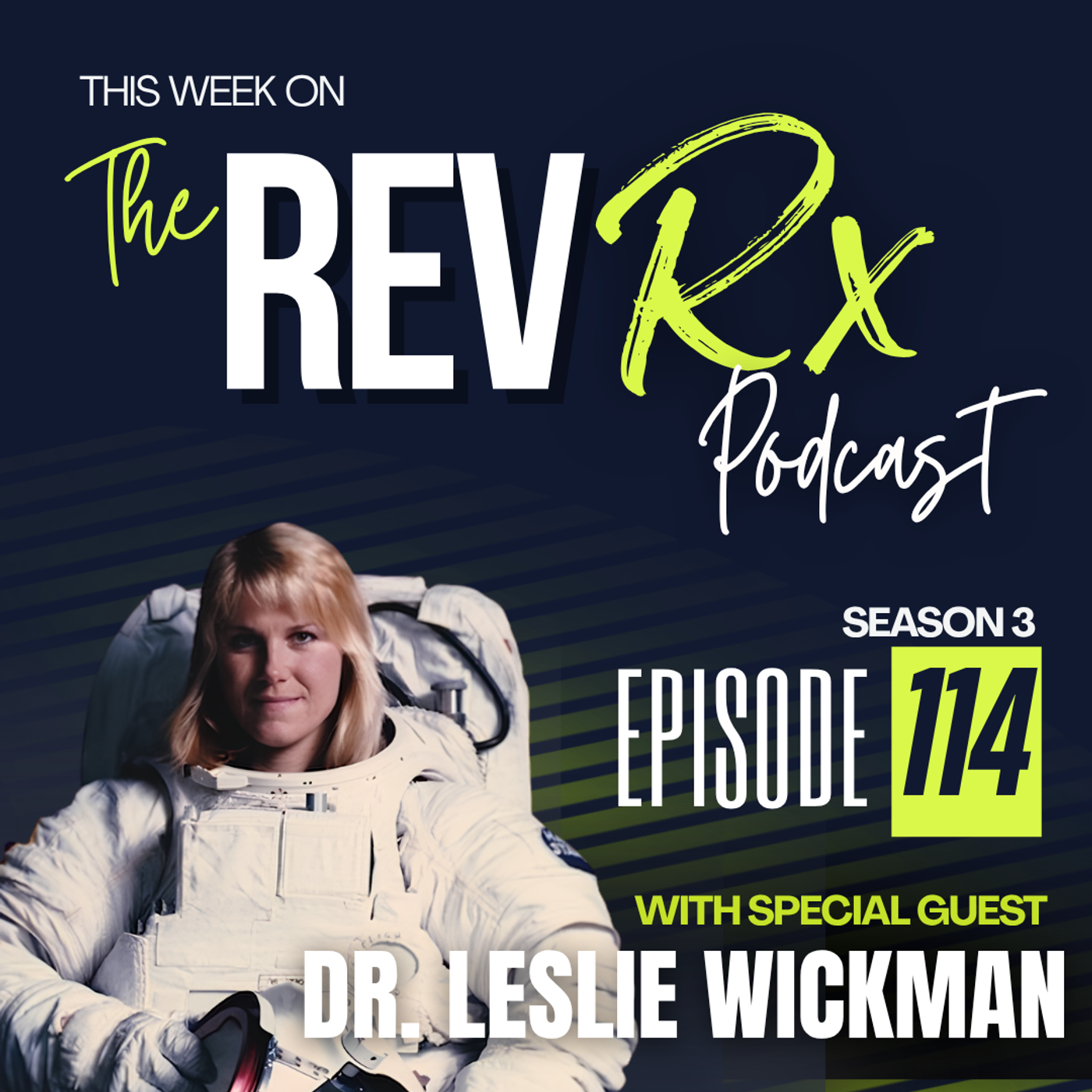 Episode 114: 'Space and Faith: A Rocket Scientist's Story' with Dr. Leslie Wickman episode artwork