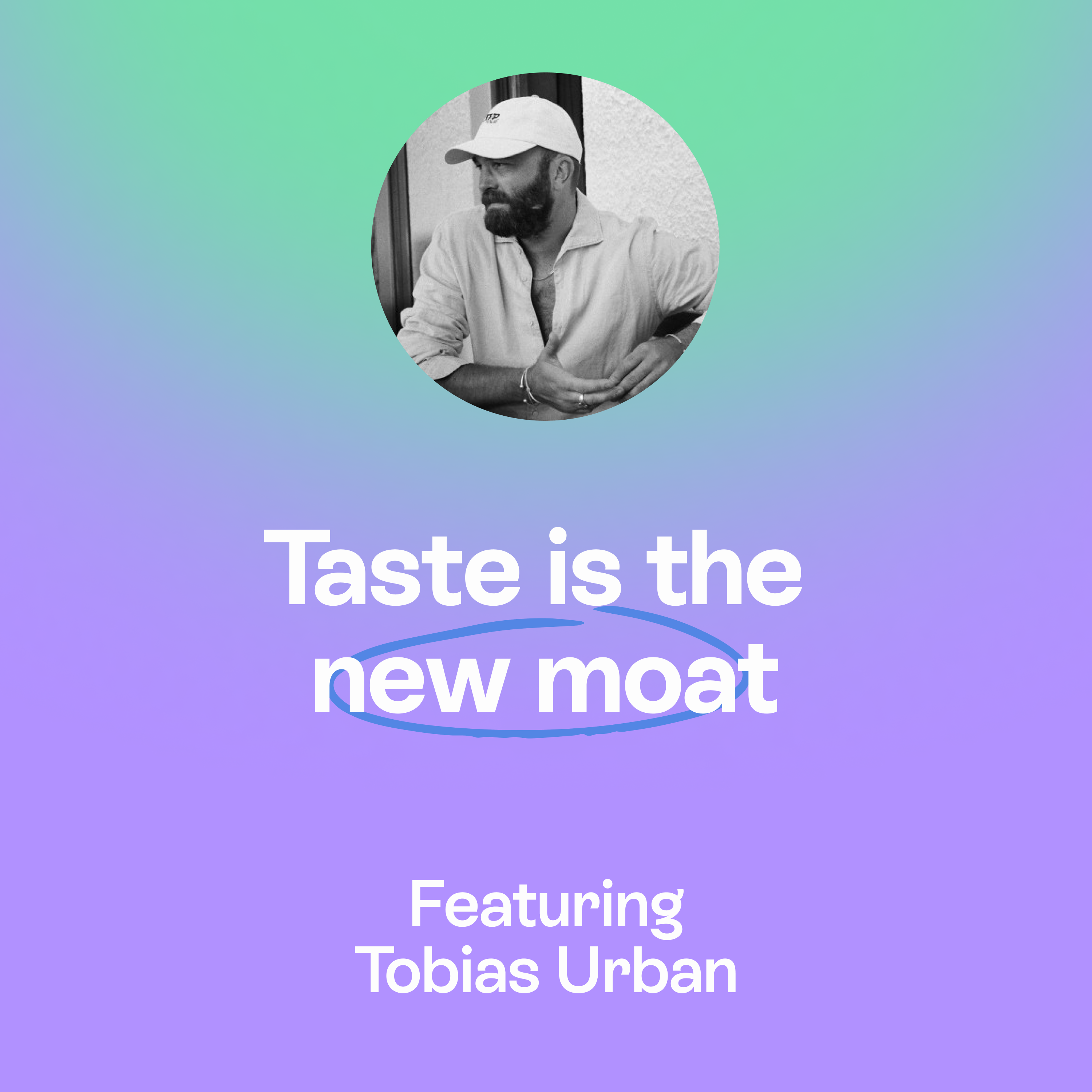 The creative renaissance | Culture, founder identity & what AI can’t replace | Tobias Urban episode artwork