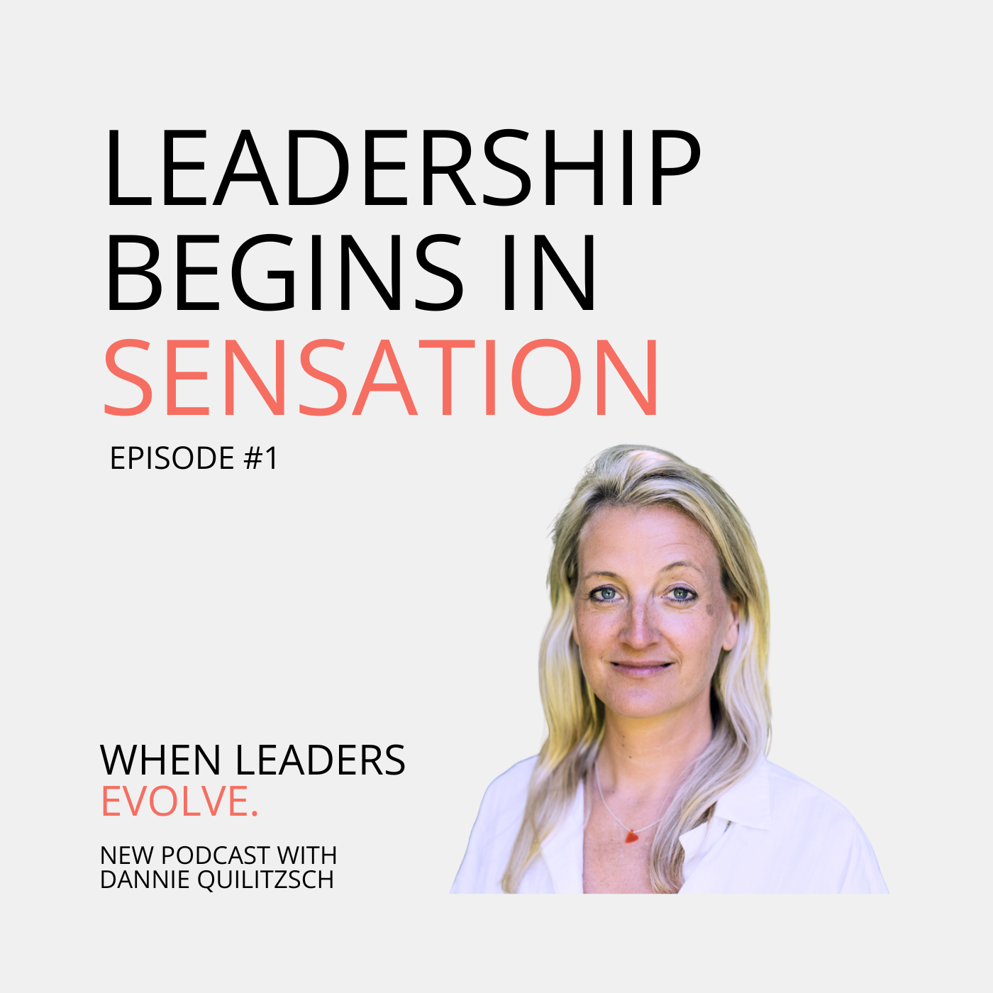 When Leaders Evolve - Episode #1: Leadership begins in sensation episode artwork