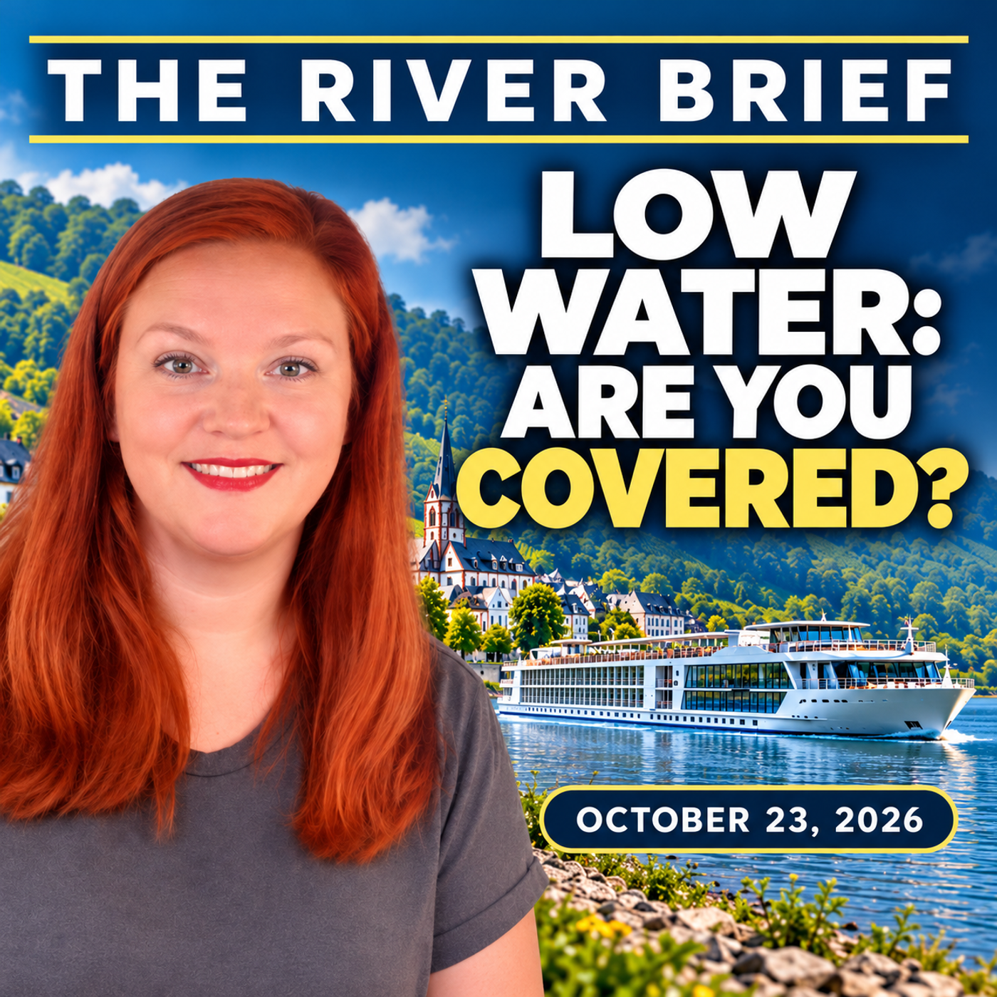 Does River Cruise Insurance Cover Low Water? | The River Brief 10/23/26
