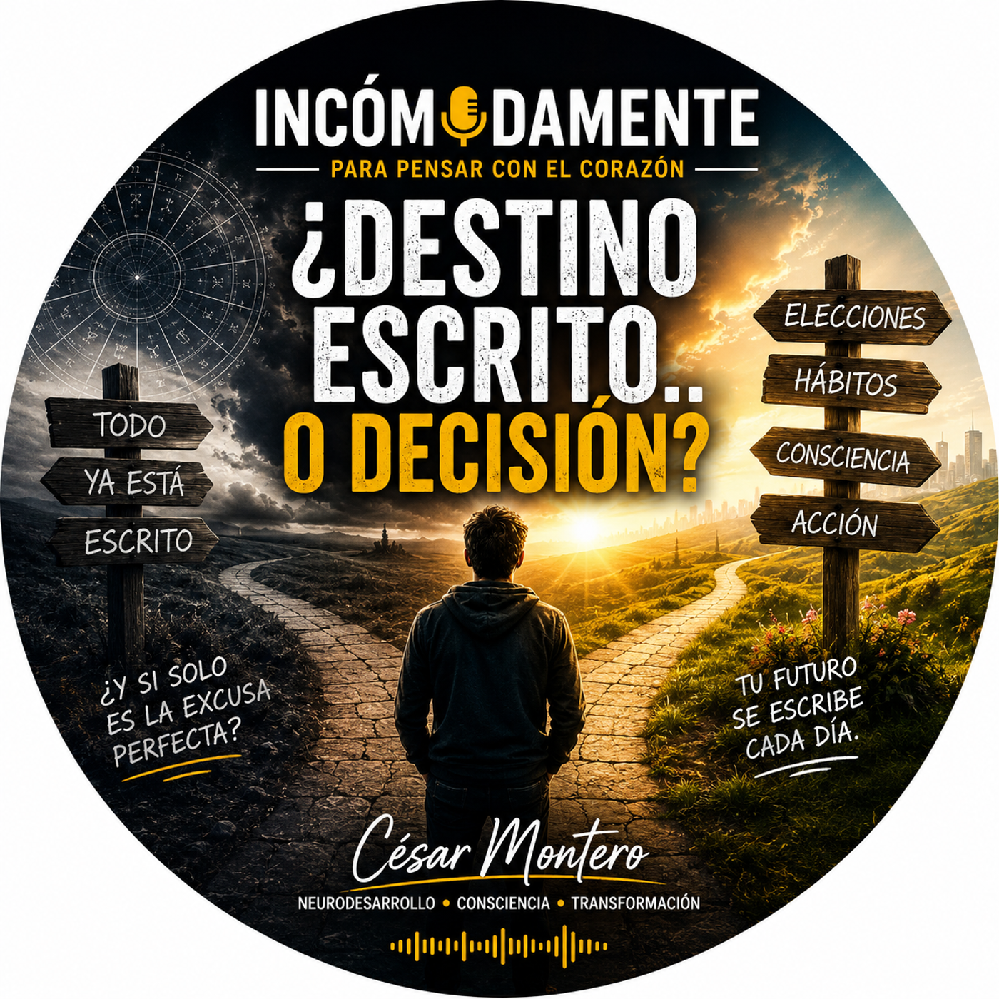 “¿YA ESTABA ESCRITO… O NOMÁS TE ESTÁS JUSTIFICANDO? La Mentira Más Cómoda Sobre el Destino” episode artwork