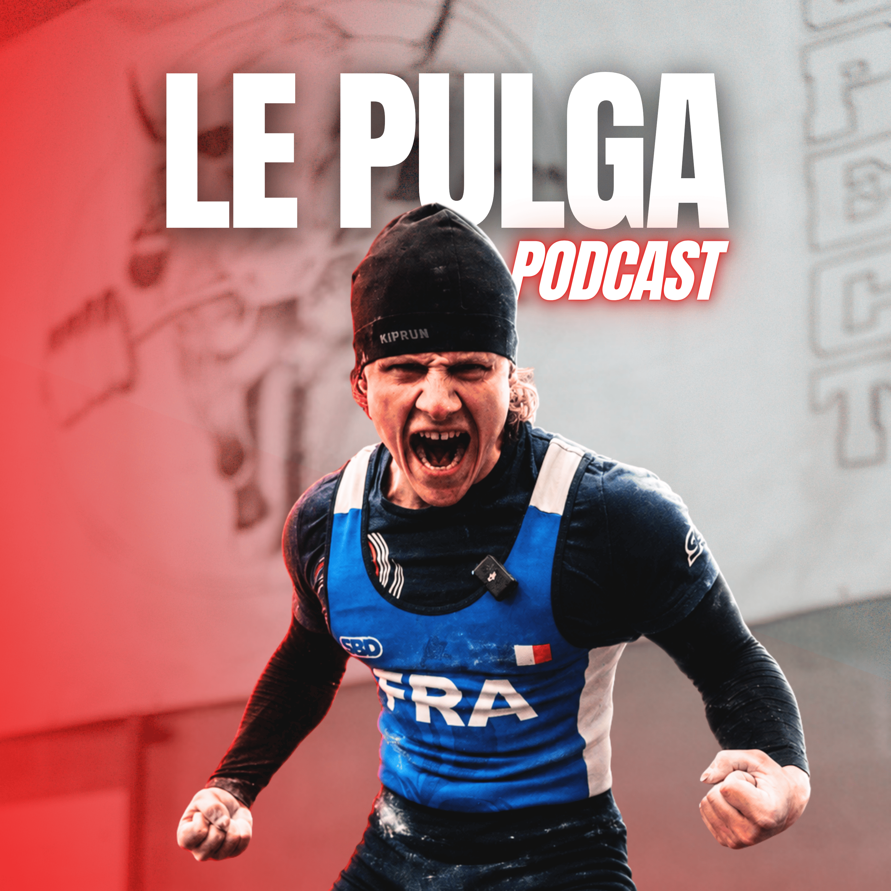 Illustration du podcast LE PULGA PODCAST — Powerlifting & Force Athlétique
