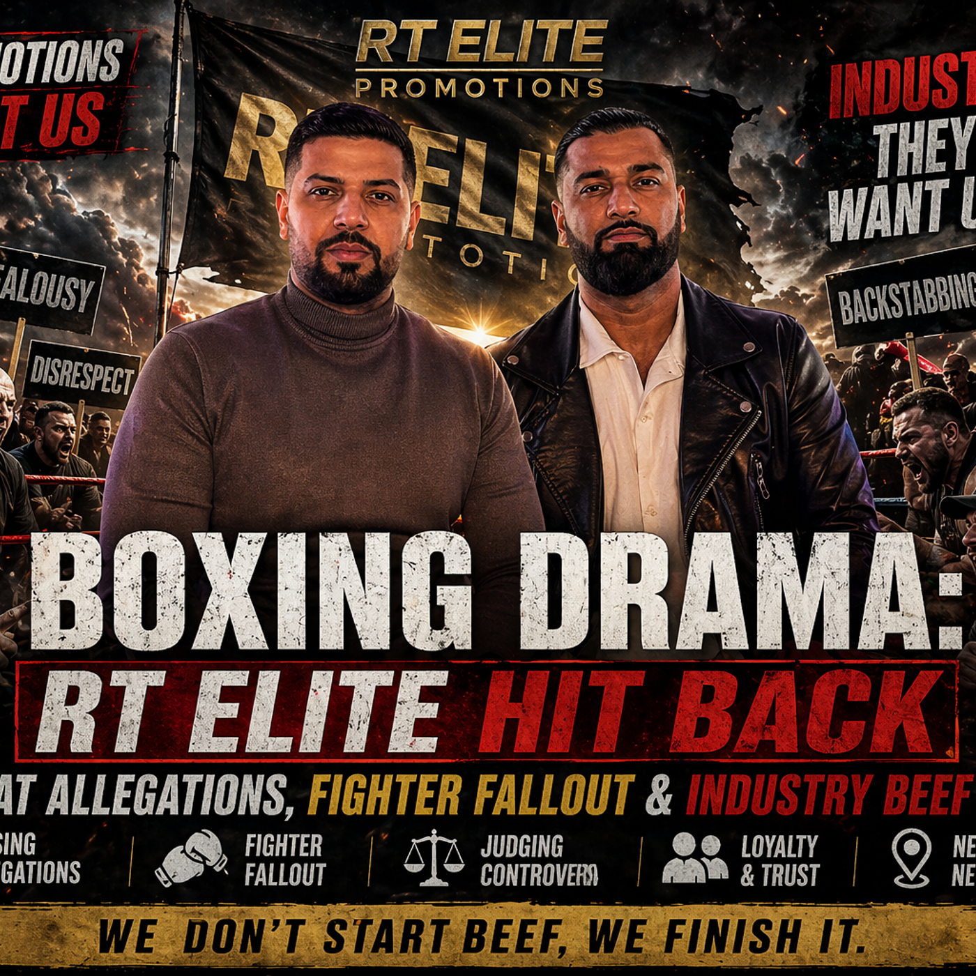 BOXING DRAMA: RT Elite Hit Back at Allegations, Fighter Fallout & Industry Beef episode artwork