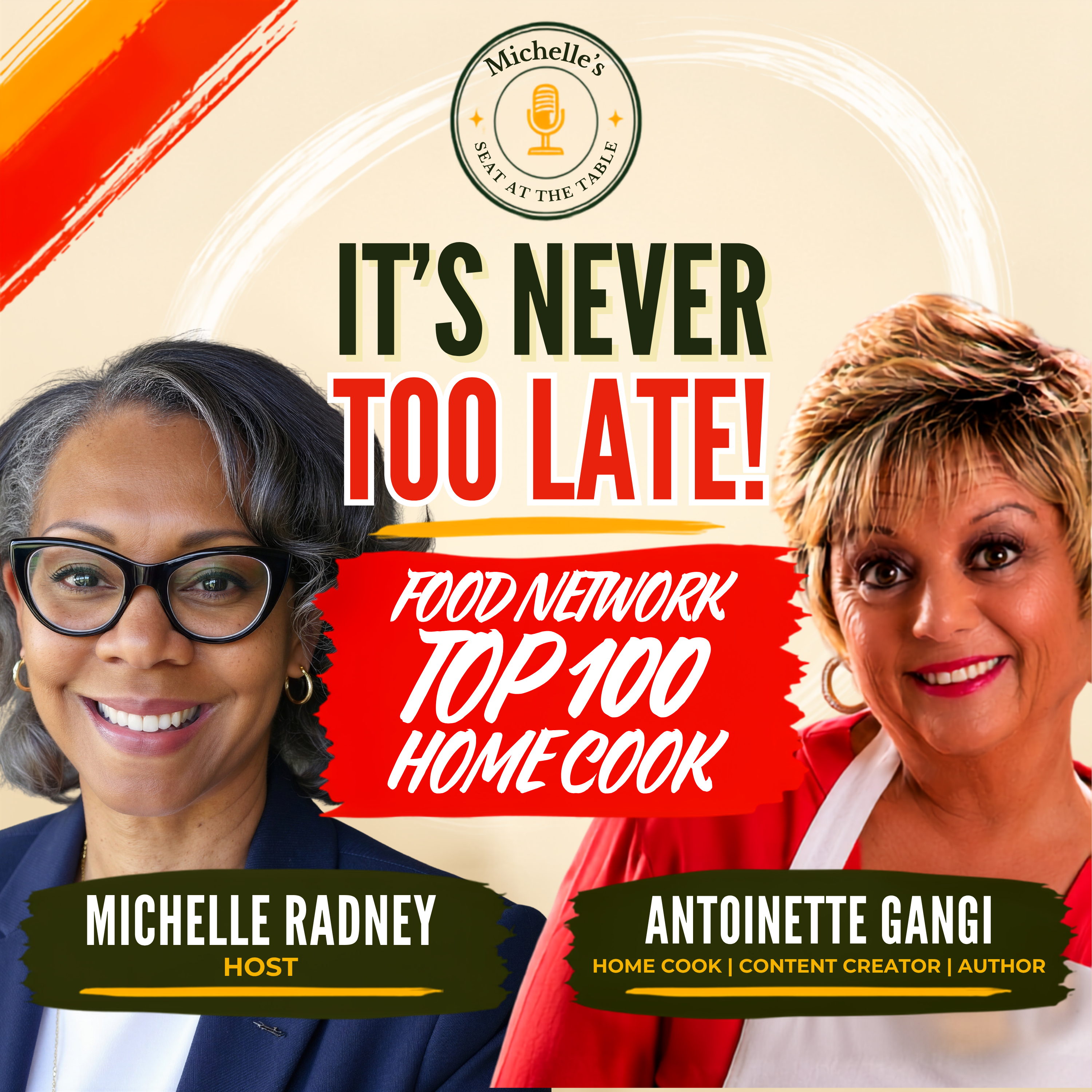 EP 15 - From Top Realtor to Food Network Star | Antoinette Gangi on  Following Your Passion episode artwork