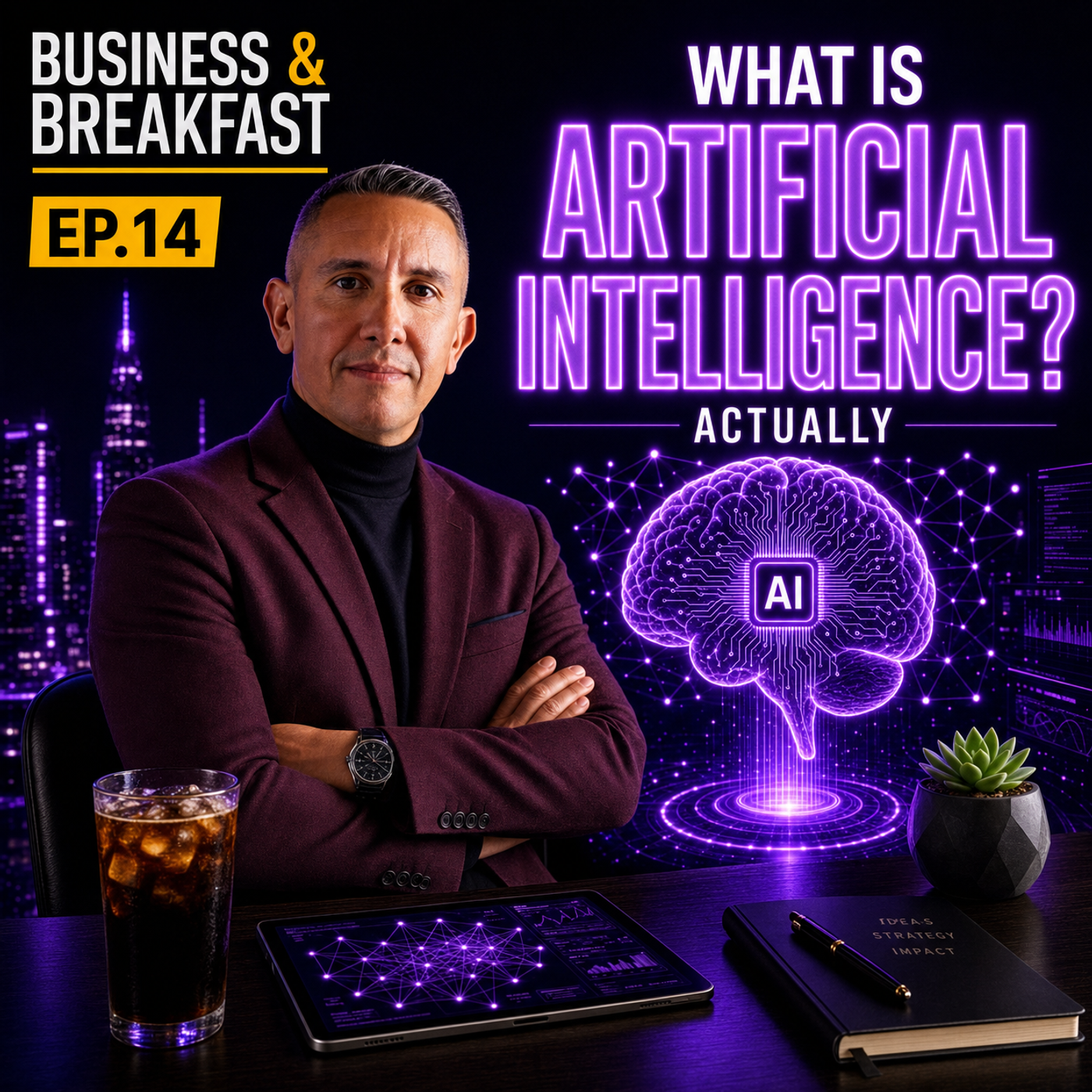 What Is Artificial Intelligence ACTUALLY? (No Hype, Just Architecture) | Business & Breakfast EP.14 episode artwork
