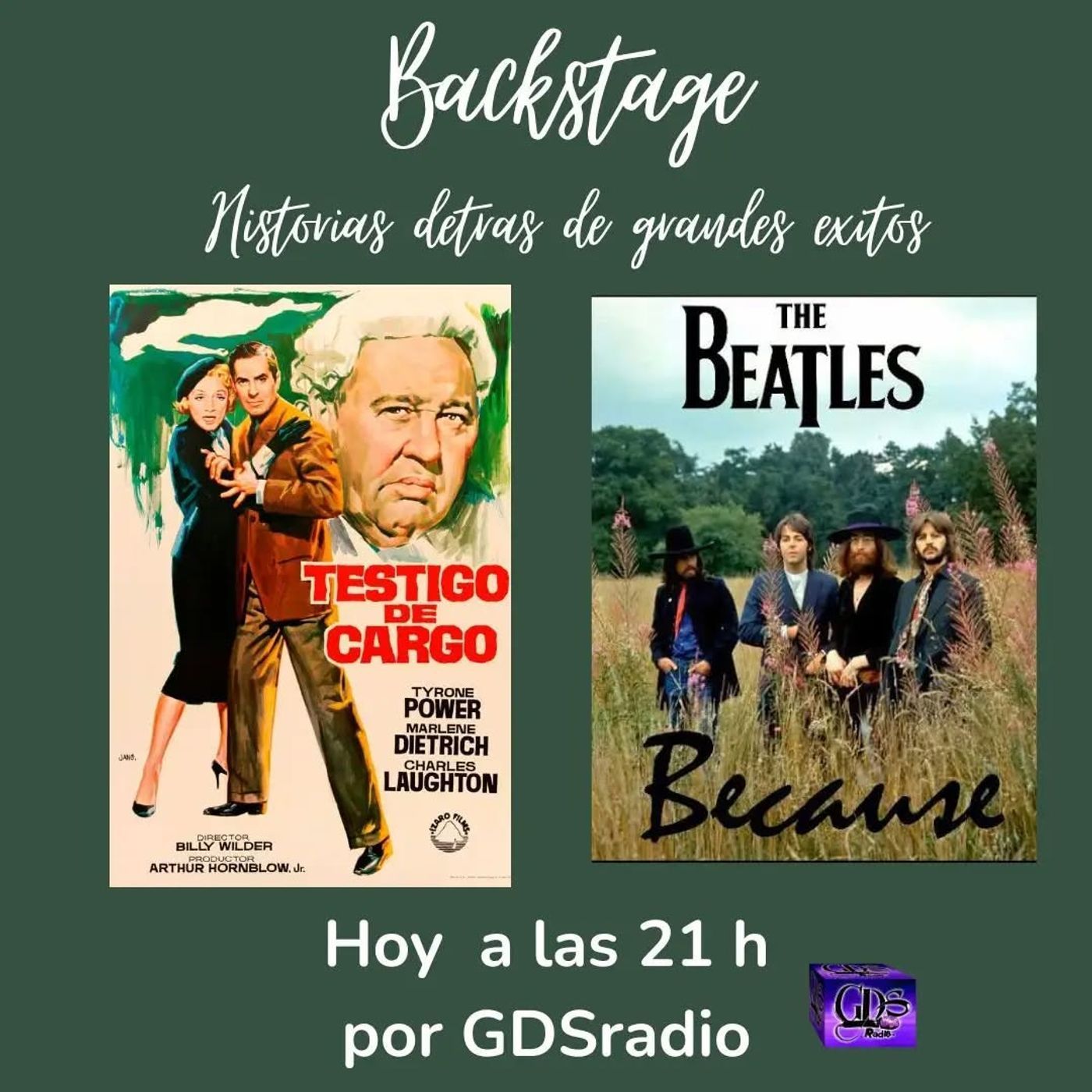 Backstage. Hoy: Testigo de cargo y Because  episode artwork