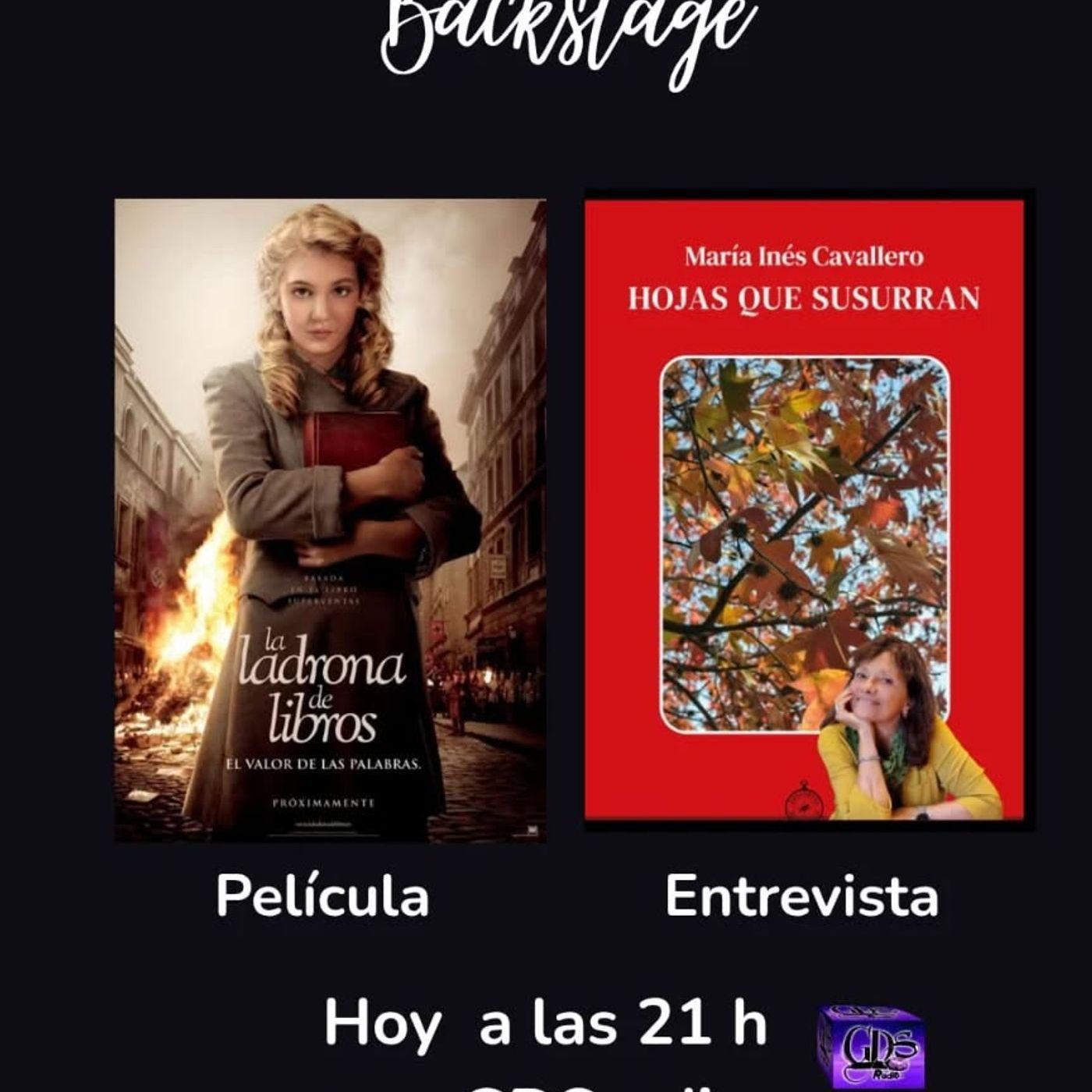 Backstage. Hoy: Entrevista a María Inés Cavallero. La ladrona de libros 29 de mayo de 2026 episode artwork