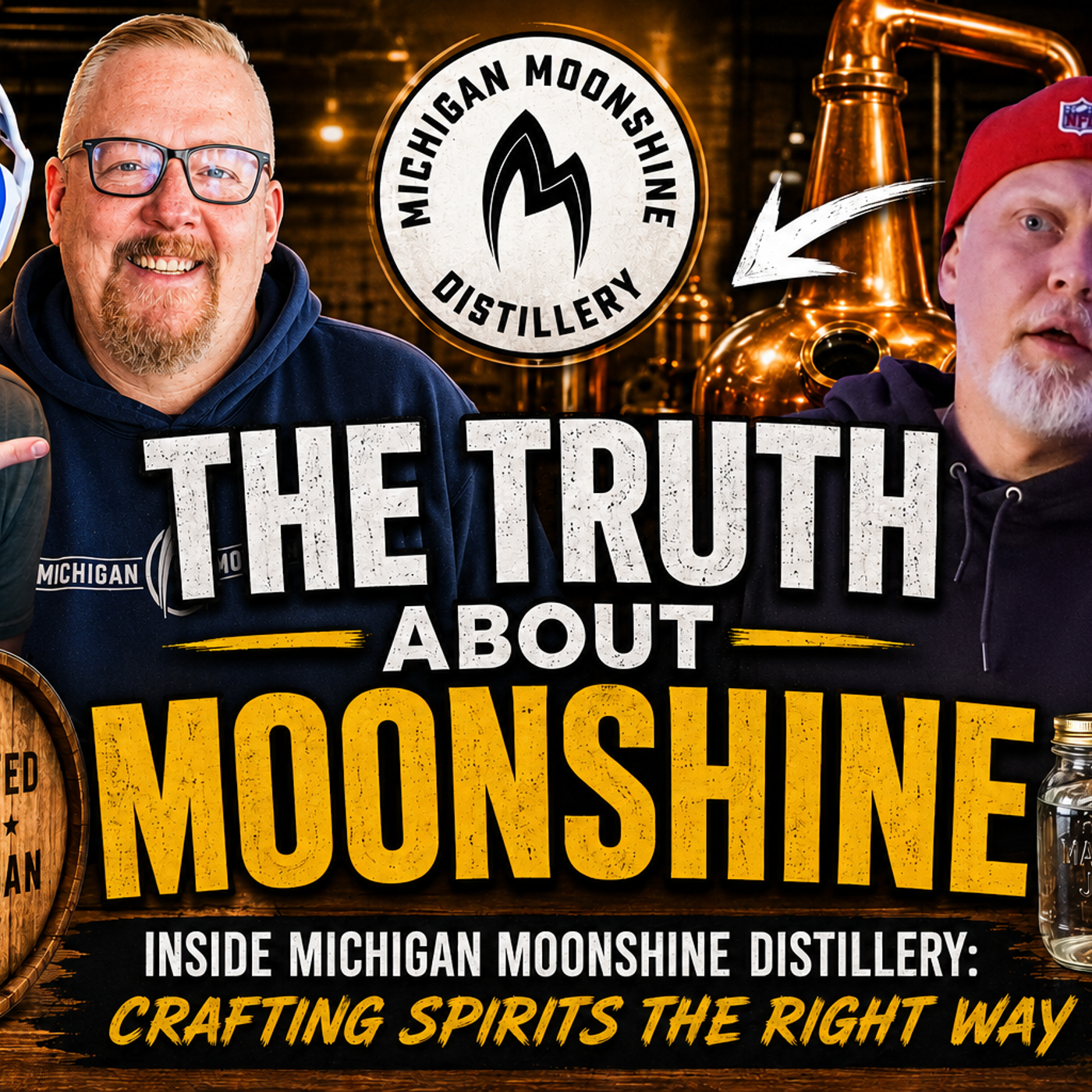 Ep. 23: Inside Michigan Moonshine Distillery: Crafting Spirits the Right Way episode artwork