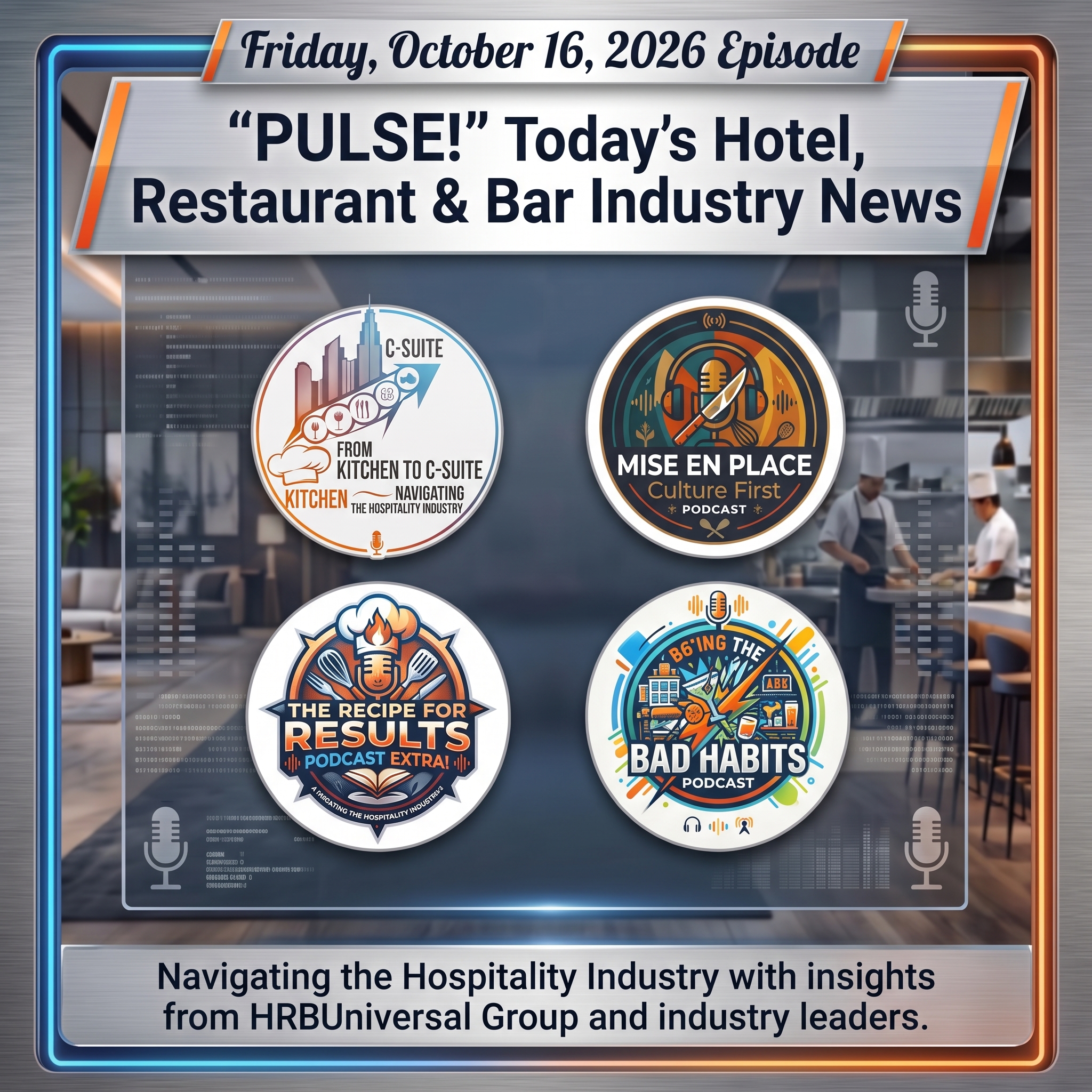 PULSE! Today’s Hotel, Restaurant & Bar Industry News Deep Dive | 10/16/2026 Episode