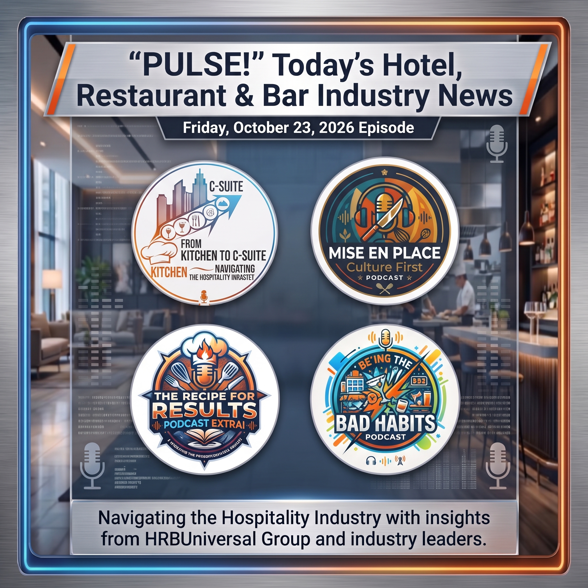 PULSE! Today’s Hotel, Restaurant & Bar Industry News Deep Dive | October 23, 2026 Episode
