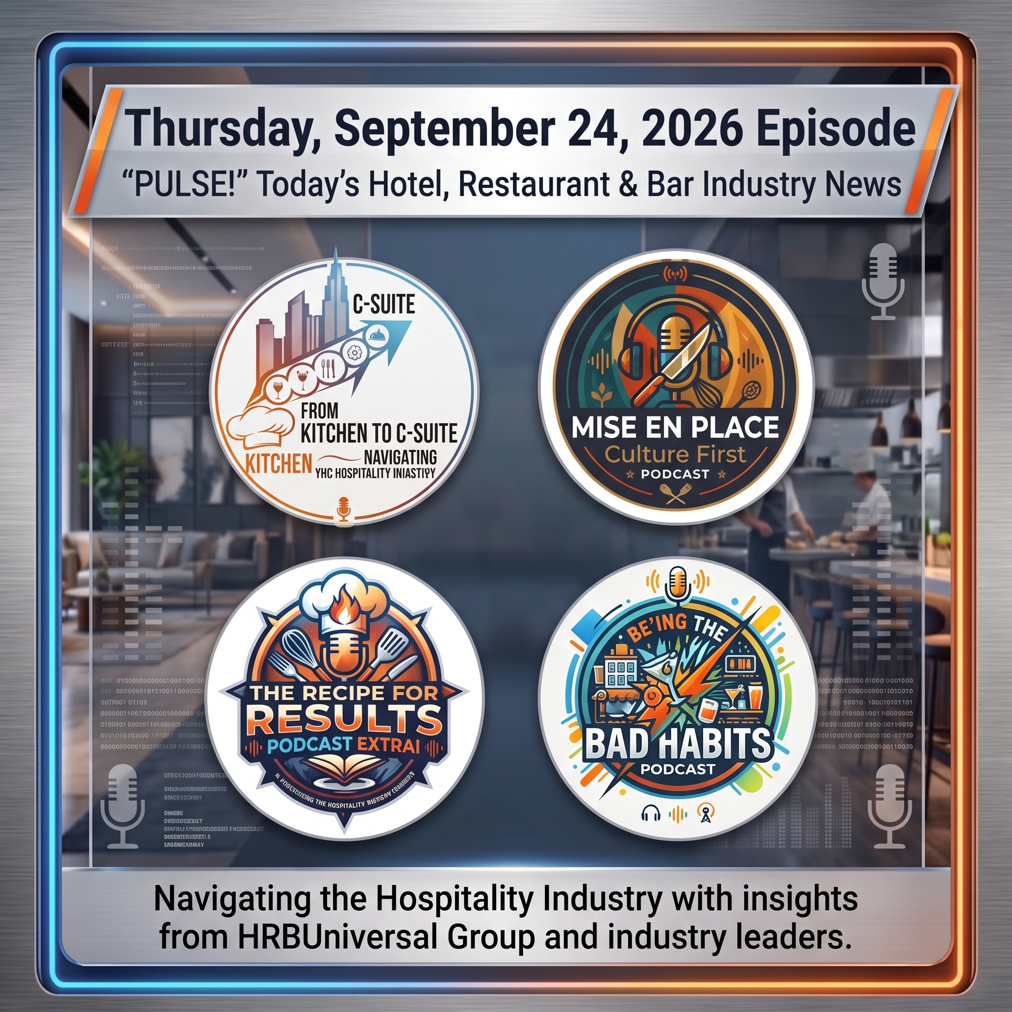 PULSE! Today’s Hotel, Restaurant & Bar Industry News Deep Dive | 09/24/2026 Episode episode artwork