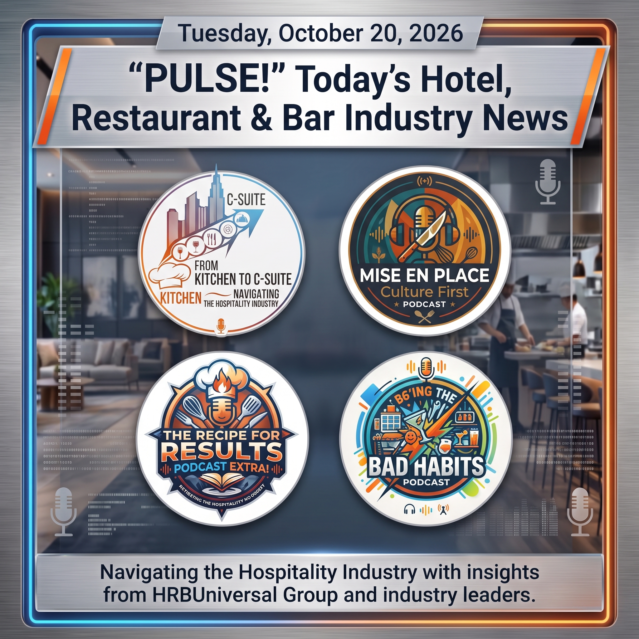 PULSE! Today’s Hotel, Restaurant & Bar Industry News Deep Dive | 10/20/2026 Episode