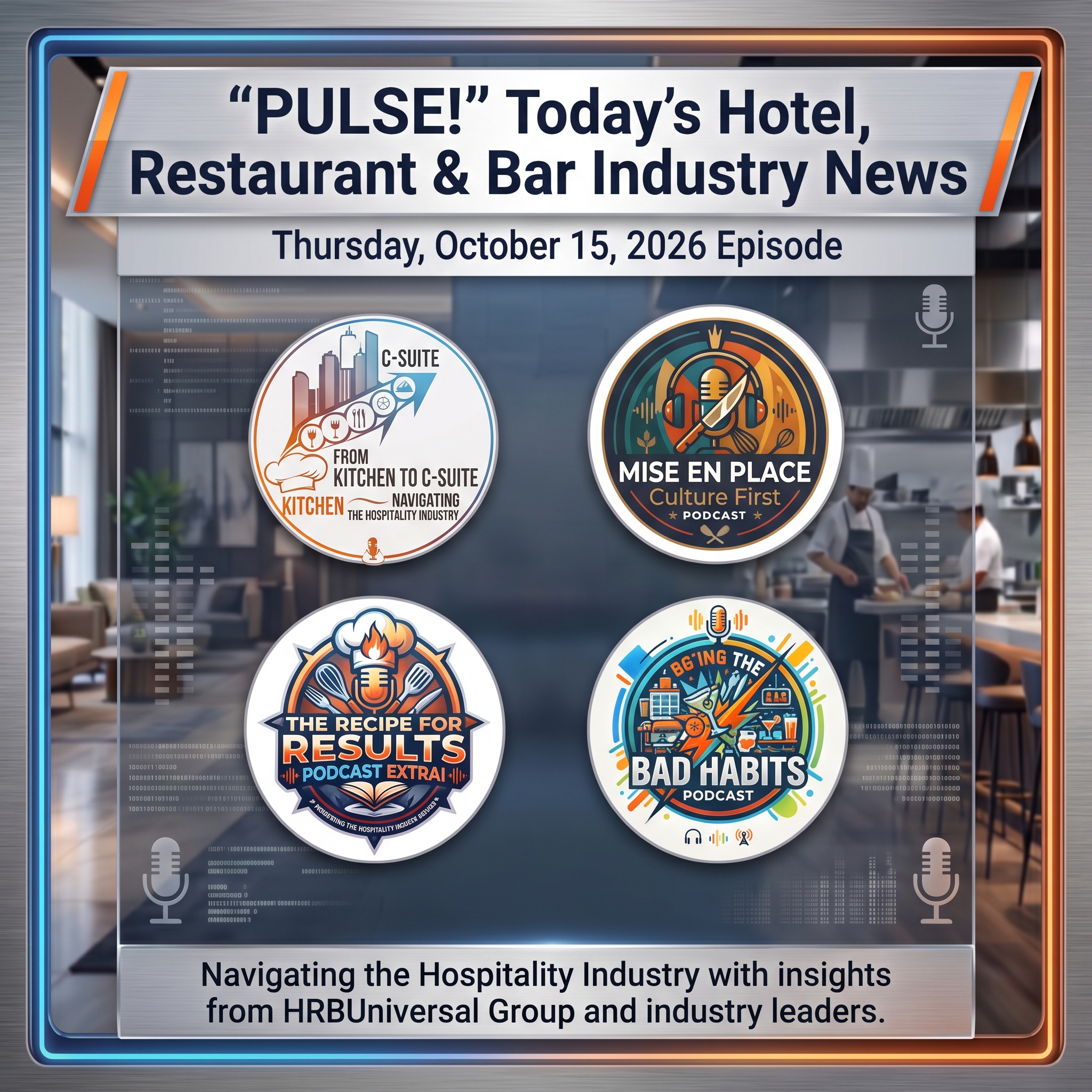 PULSE! Today’s Hotel, Restaurant & Bar Industry News Deep Dive | 10/15/2026 Episode