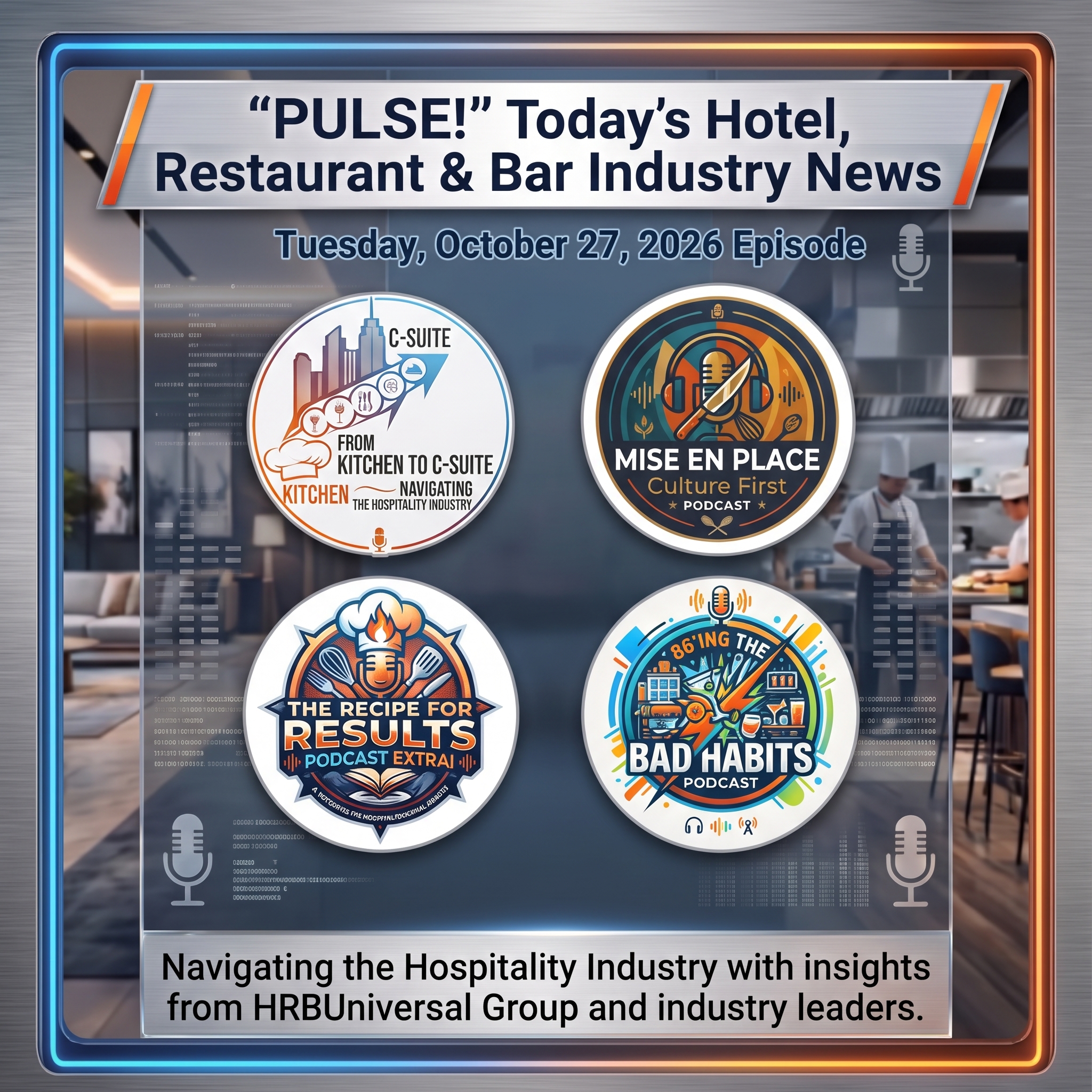 PULSE! Today’s Hotel, Restaurant & Bar Industry News Deep Dive | 10/27/2026 Episode