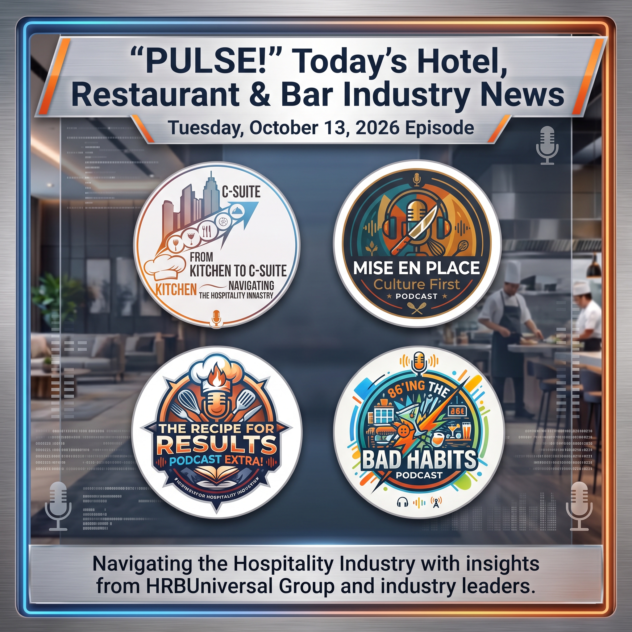 PULSE! Today’s Hotel, Restaurant & Bar Industry News Deep Dive | 10/13/2026 Episode