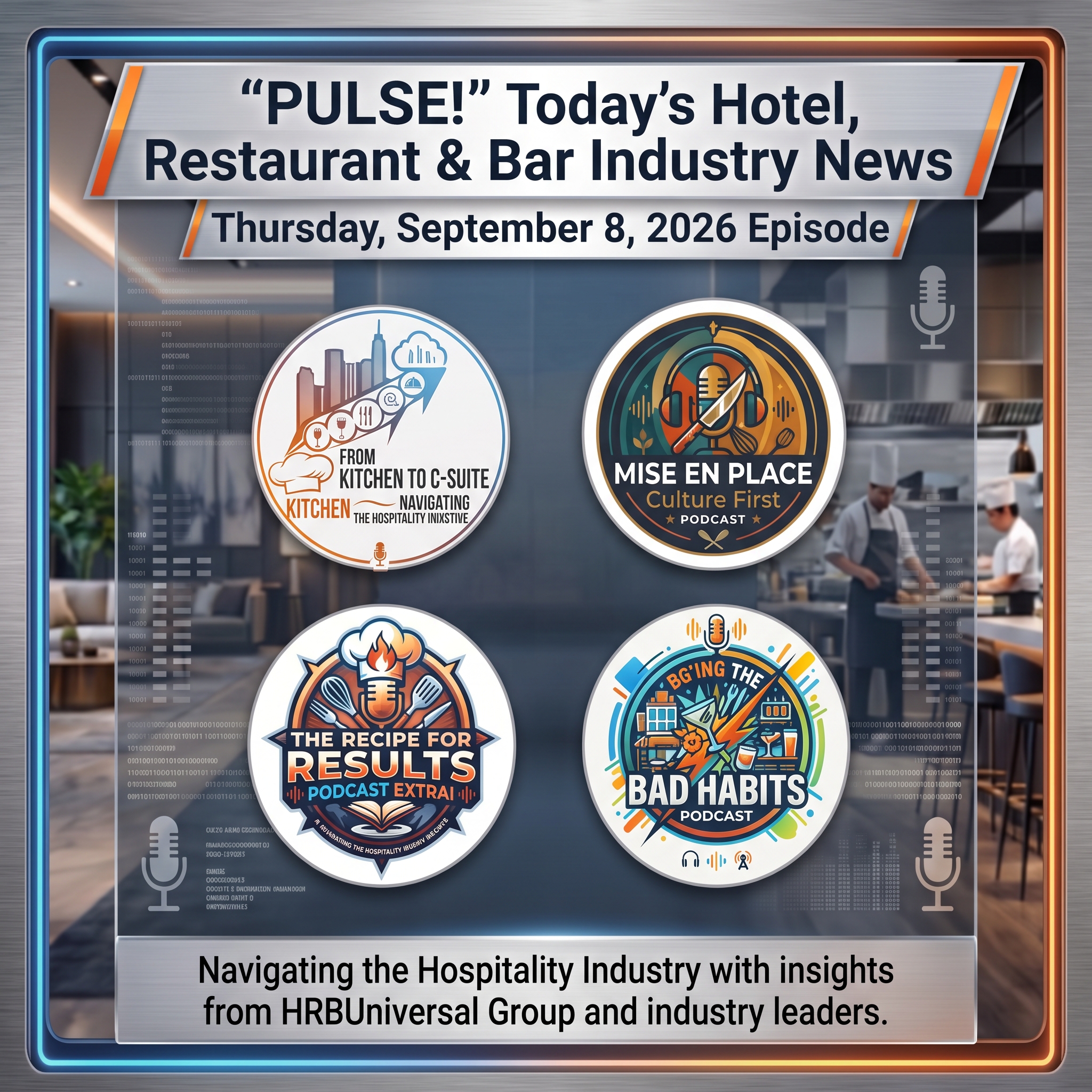 PULSE! Today’s Hotel, Restaurant & Bar Industry News Deep Dive | 10/08/2026 Episode episode artwork