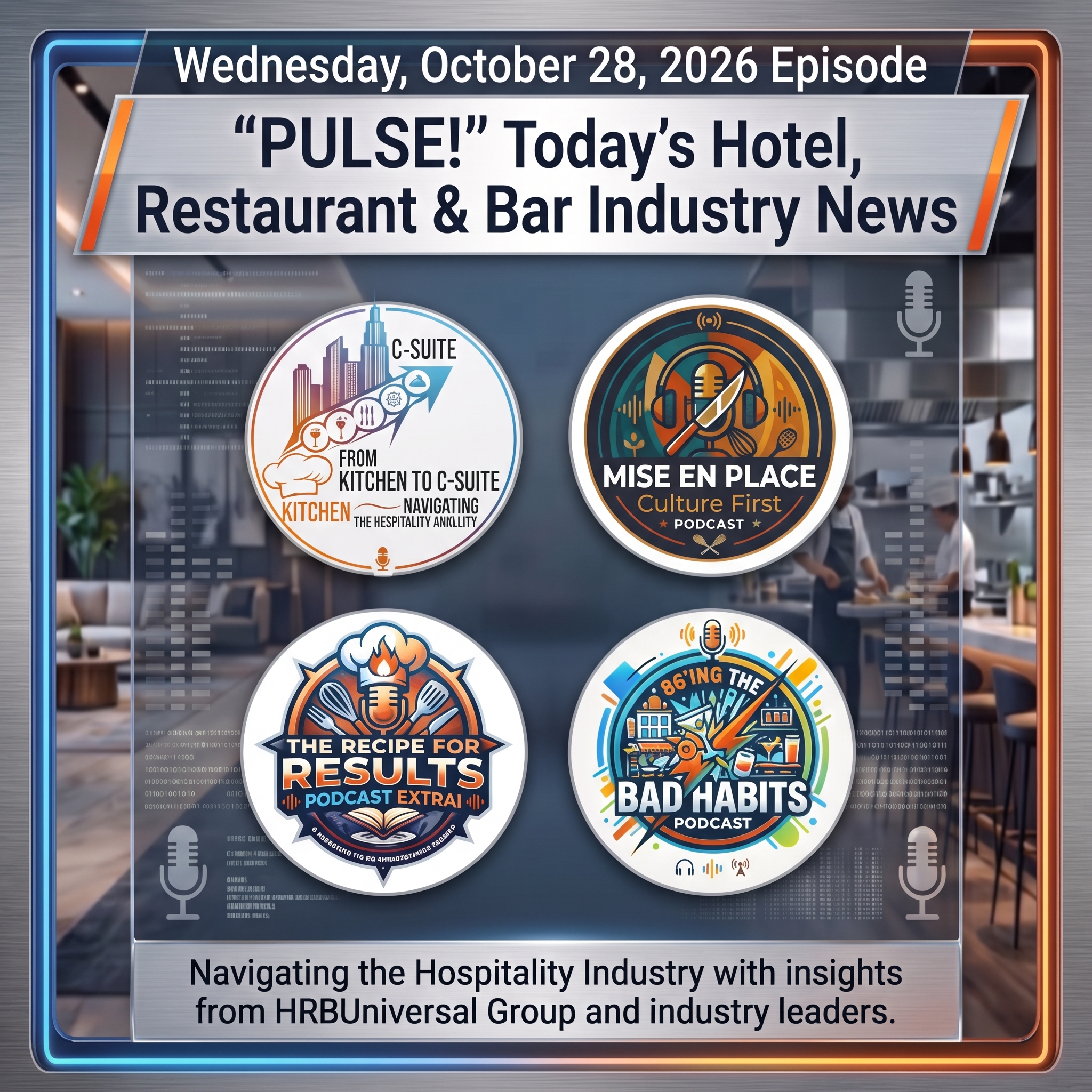 PULSE! Today’s Hotel, Restaurant & Bar Industry News Deep Dive | 10/28/2026 Episode