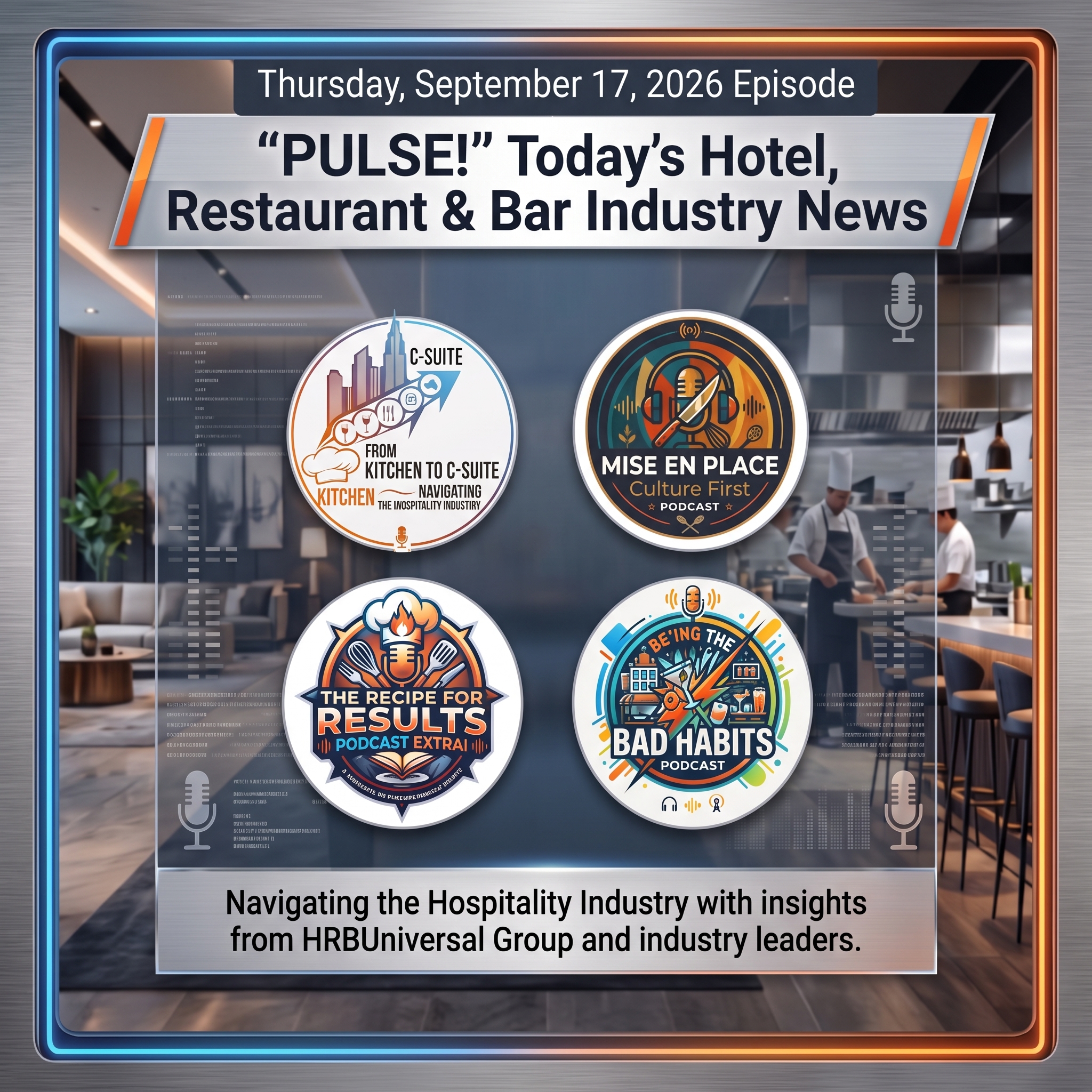 PULSE! Today’s Hotel, Restaurant & Bar Industry News Deep Dive | 09/17/2026 Episode episode artwork
