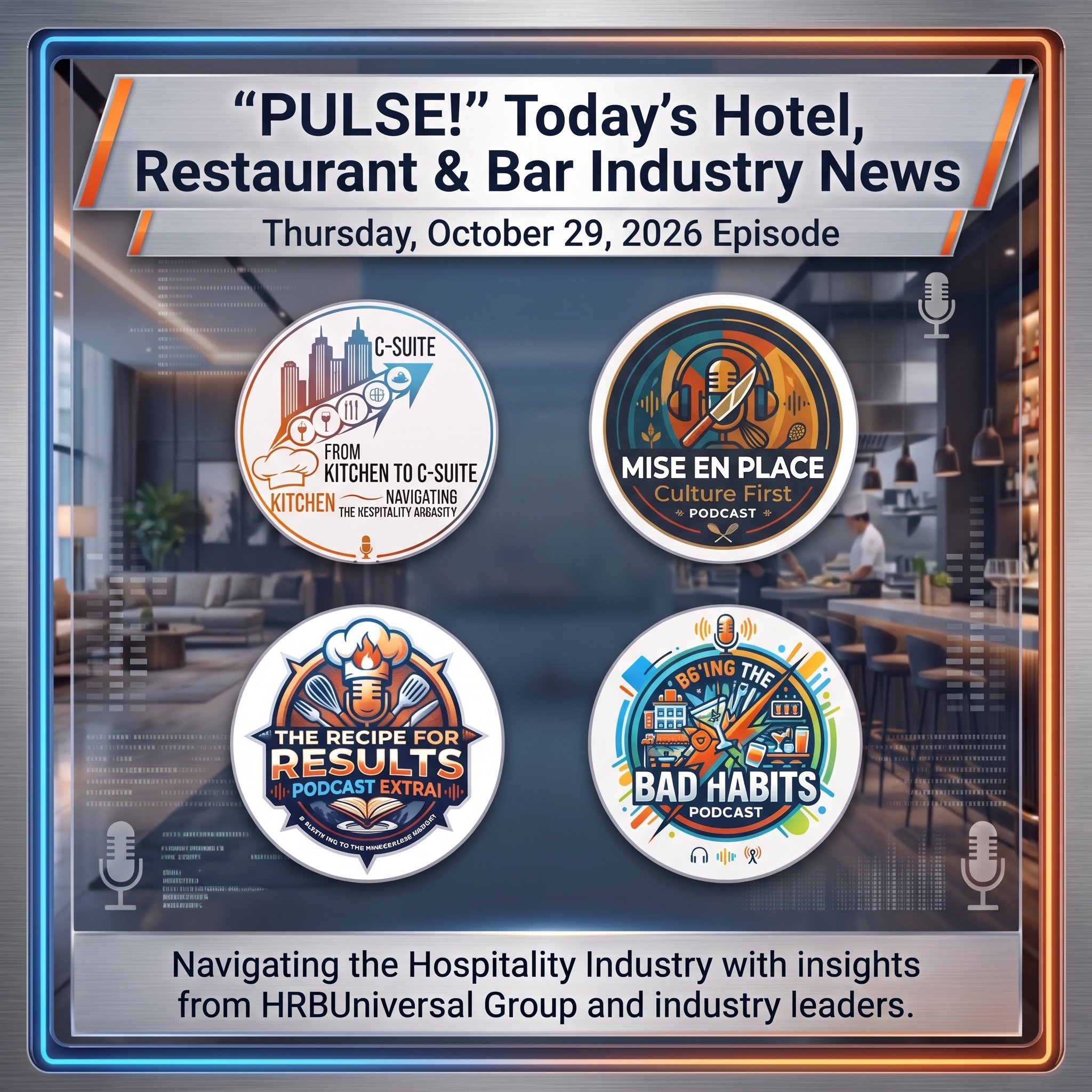 PULSE! Today’s Hotel, Restaurant & Bar Industry News Deep Dive | 10/29/2026 Episode