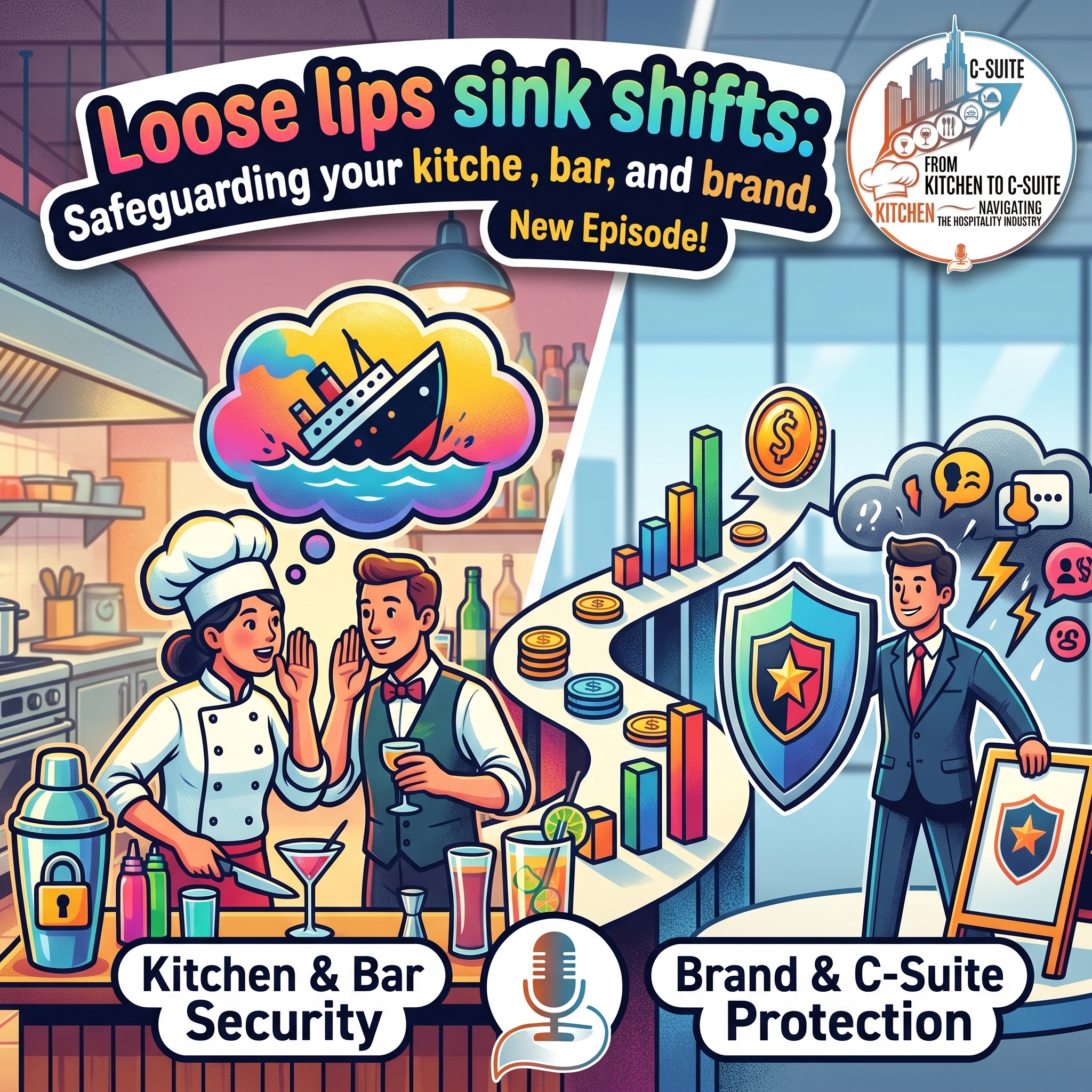 Loose lips sink shifts: Safeguarding your kitchen, bar, and brand. episode artwork