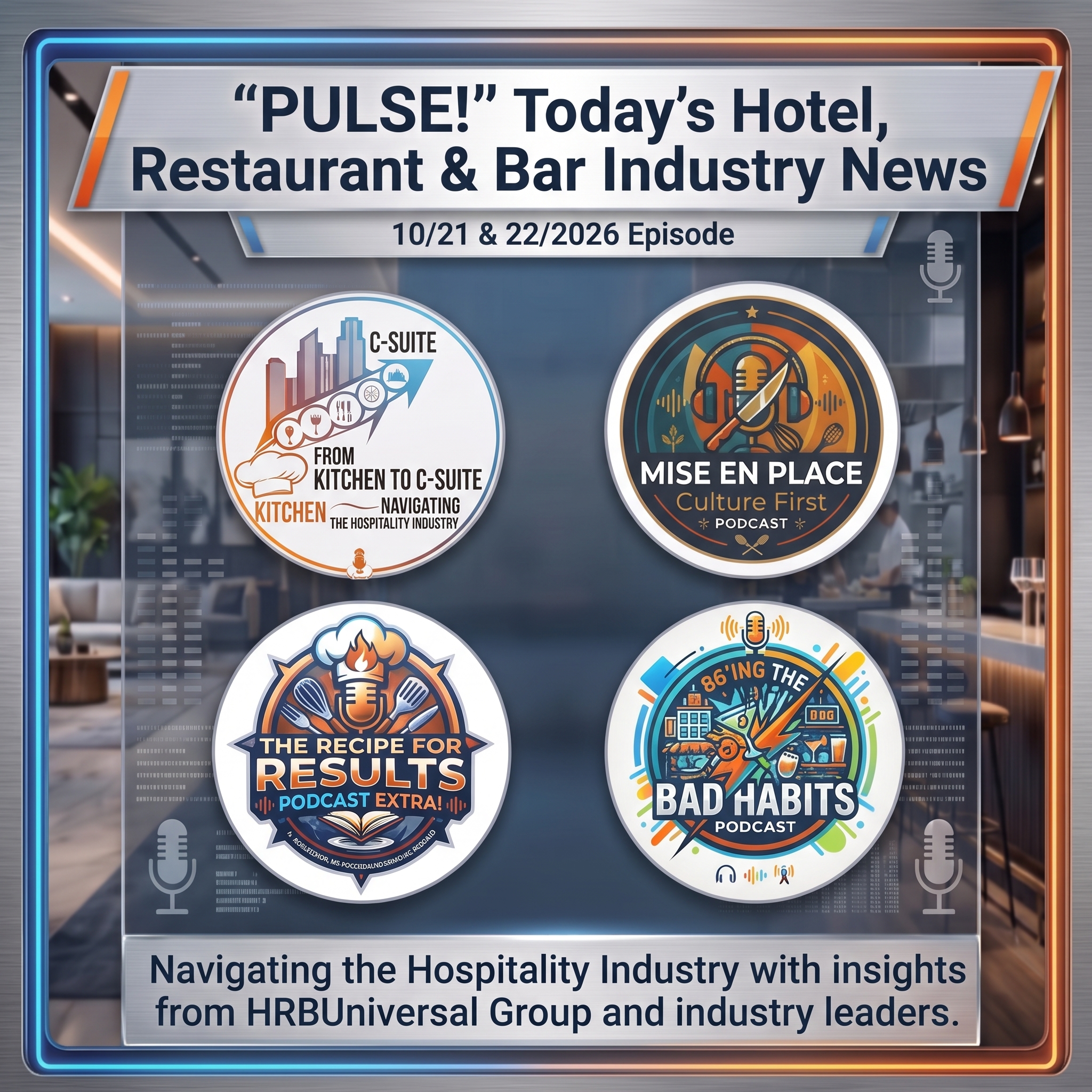 "Pulse! : Today’s Hotel, Restaurant & Bar Industry News Deep Dive | 1021 & 22/2026 Episode