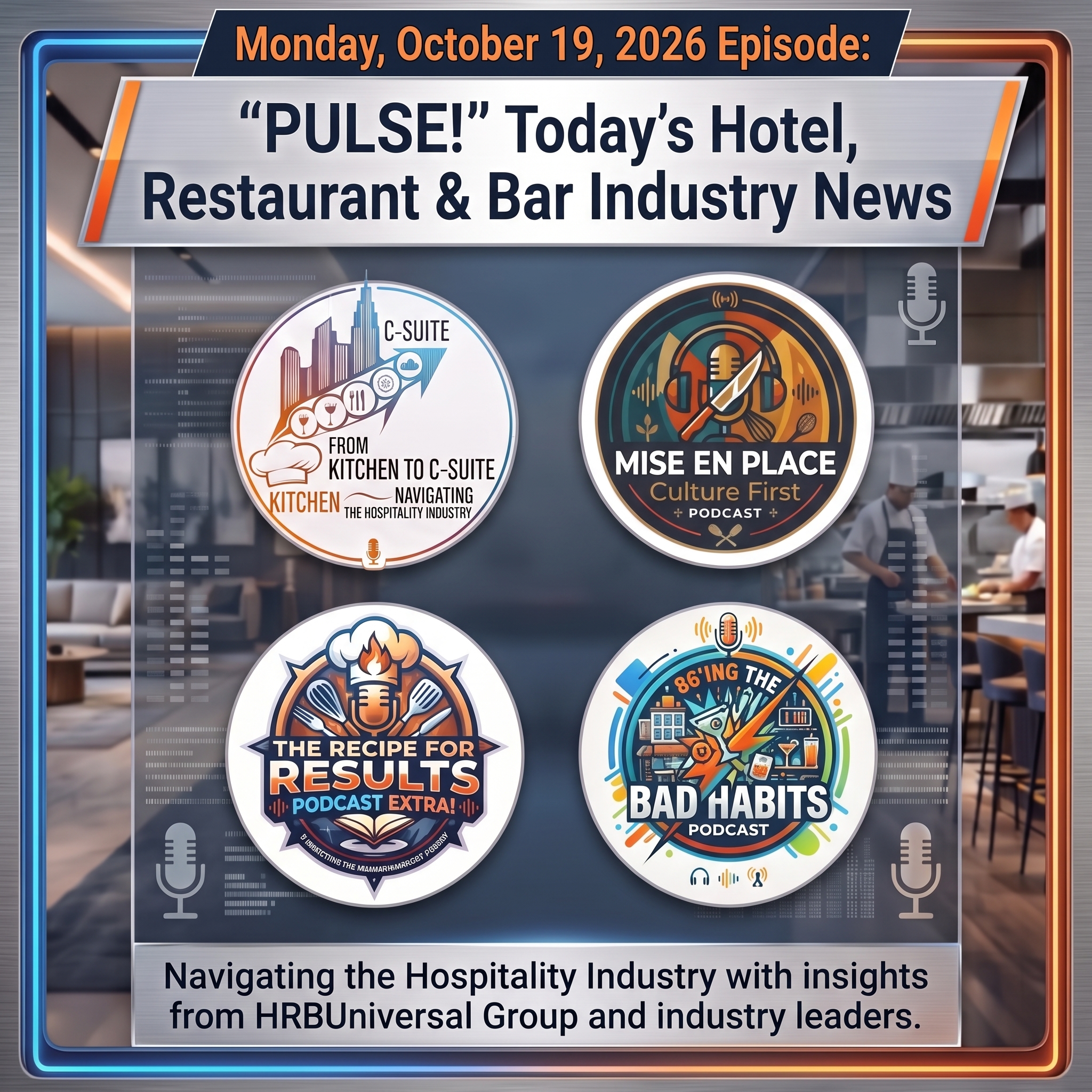 PULSE! Today’s Hotel, Restaurant & Bar Industry News Deep Dive | 10/26/2026 Episode