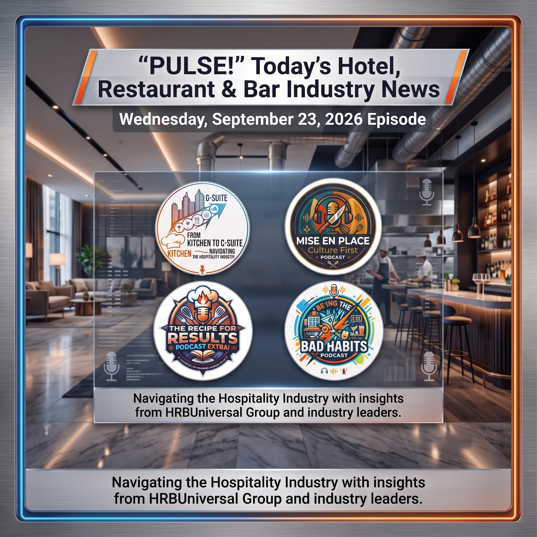 PULSE! Today’s Hotel, Restaurant & Bar Industry News Deep Dive | 09/23/2026 Episode episode artwork