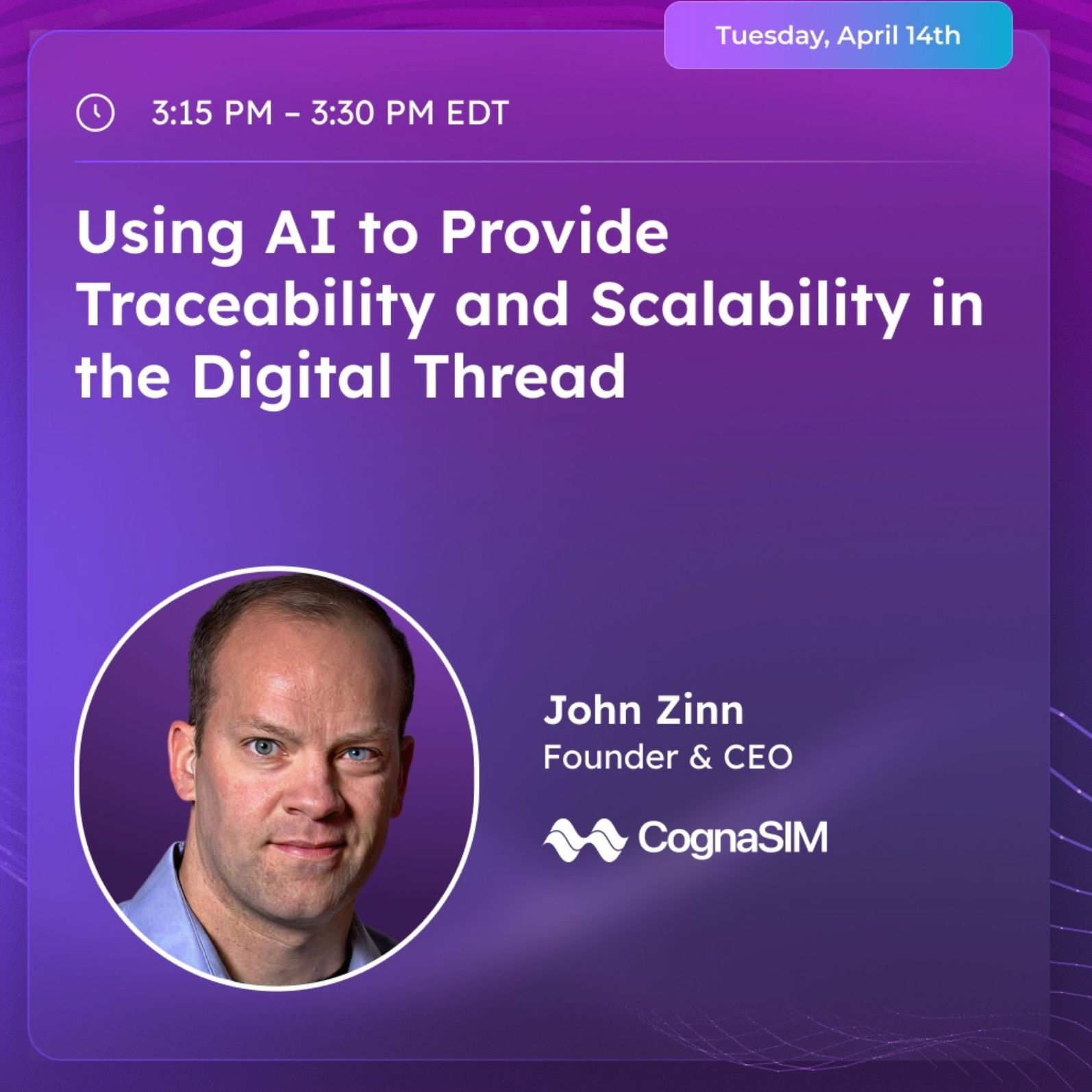 Threaded Miami: John Zinn of CognaSIM episode artwork