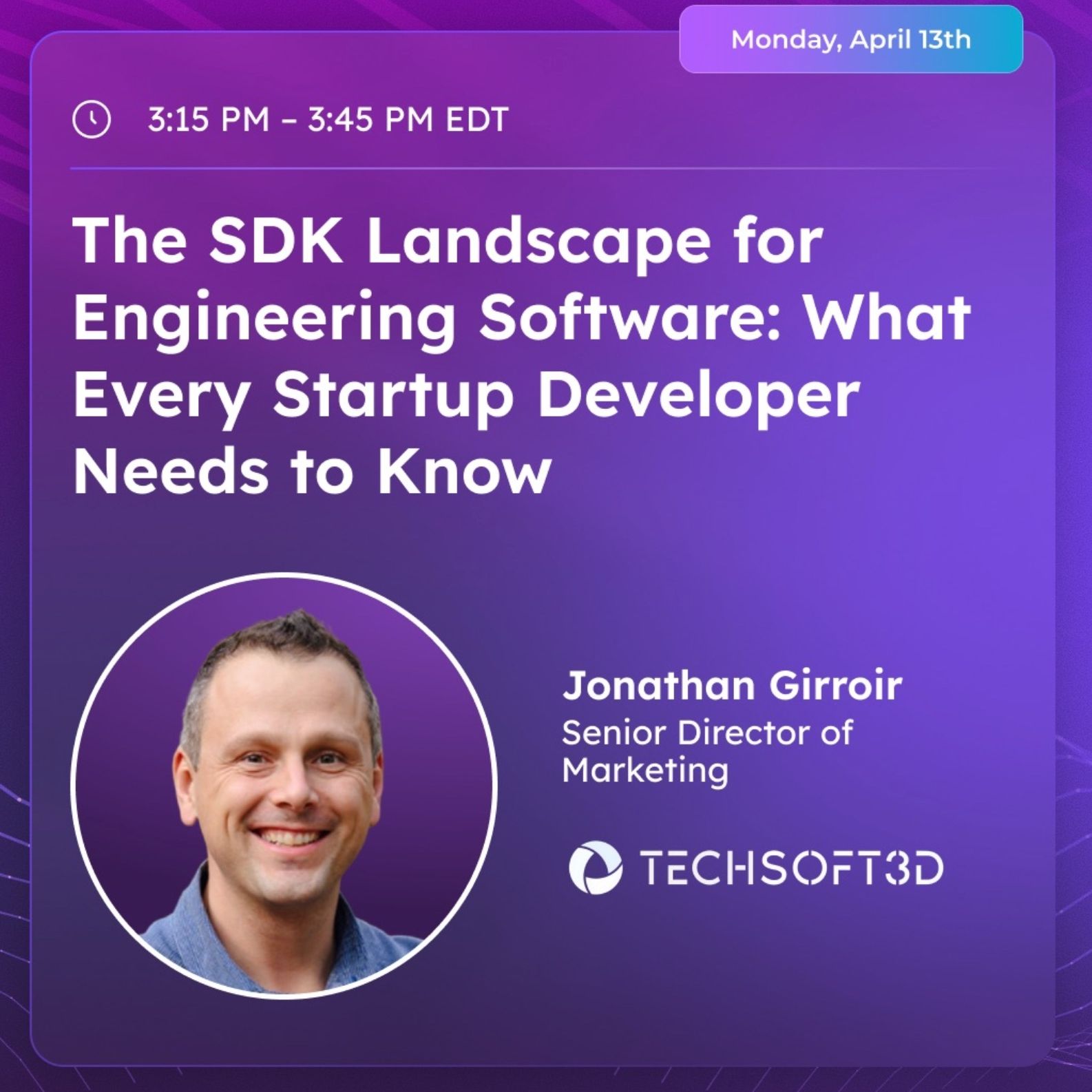 Threaded Miami: Jonathan Girror of Tech Soft 3D! episode artwork