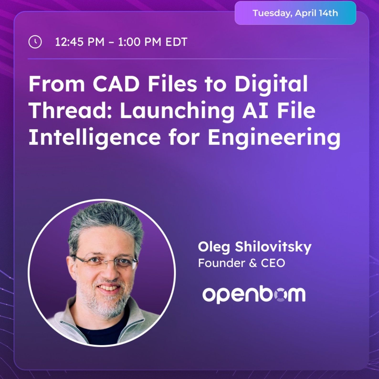 Threaded Miami: Oleg Shilovitsky of OpenBOM episode artwork