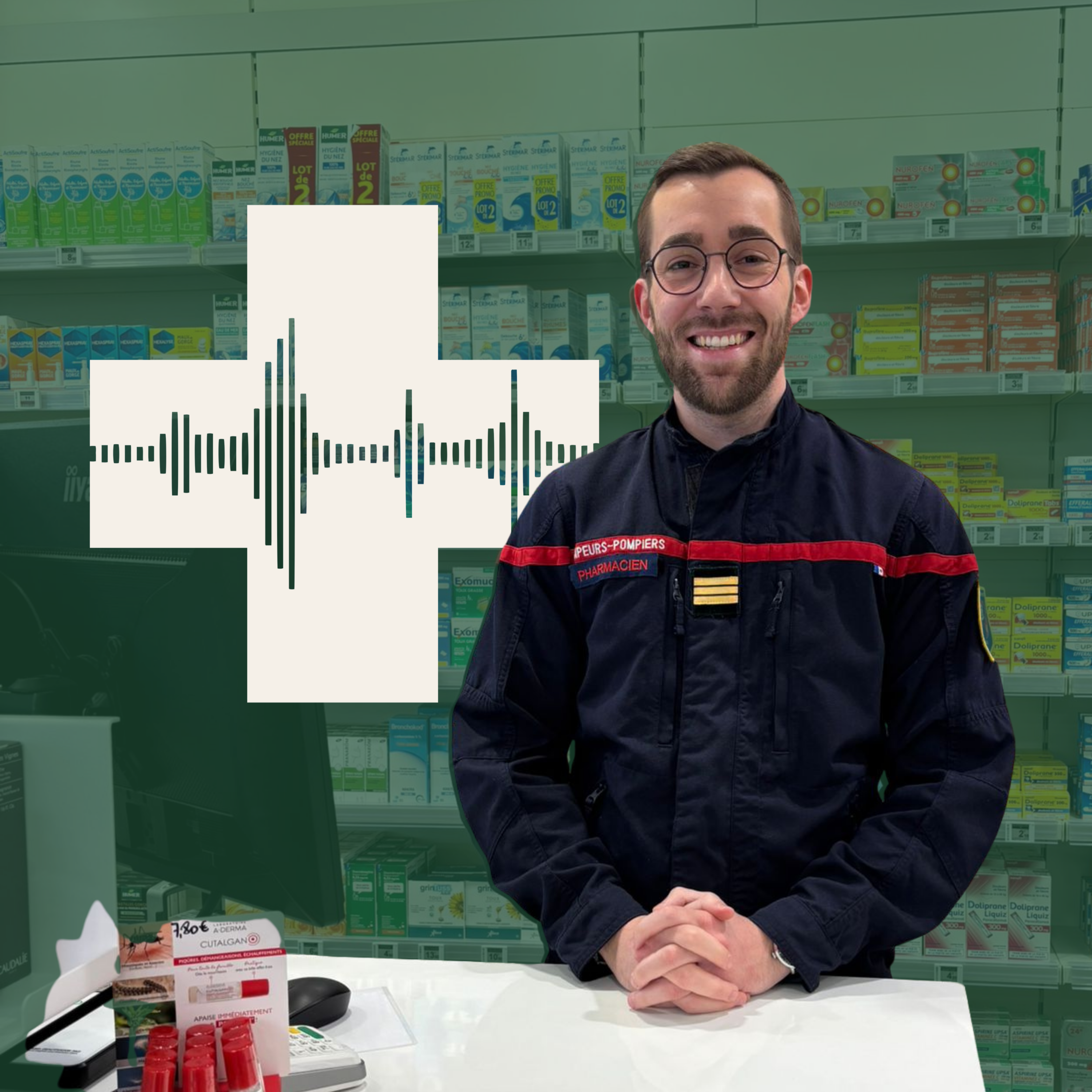 "L'officine n'est pas une case, c'est un tremplin" — Pharmacien adjoint et capitaine pompier | EP1 episode artwork