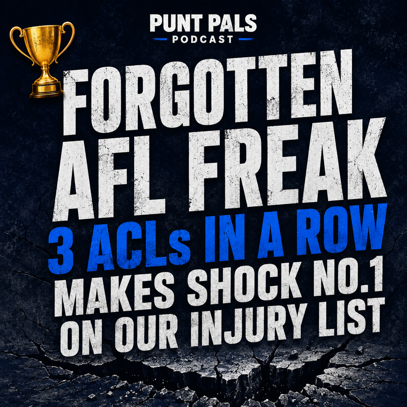 🏆 Forgotten AFL freak with 3 ACLs in a row makes shock No.1 on Punt Pals' injury list