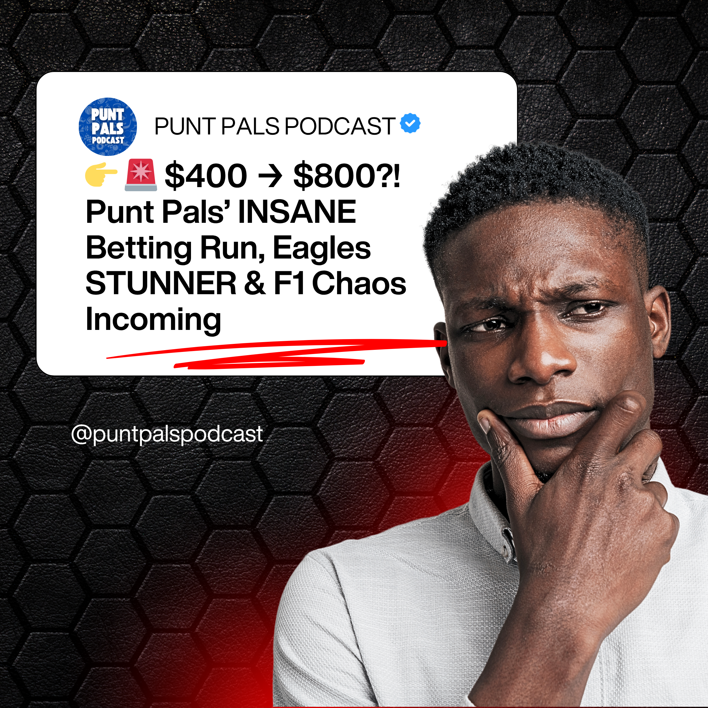 🚨 $400→$800?! INSANE Run, Eagles STUNNER & F1 Chaos Incoming episode artwork