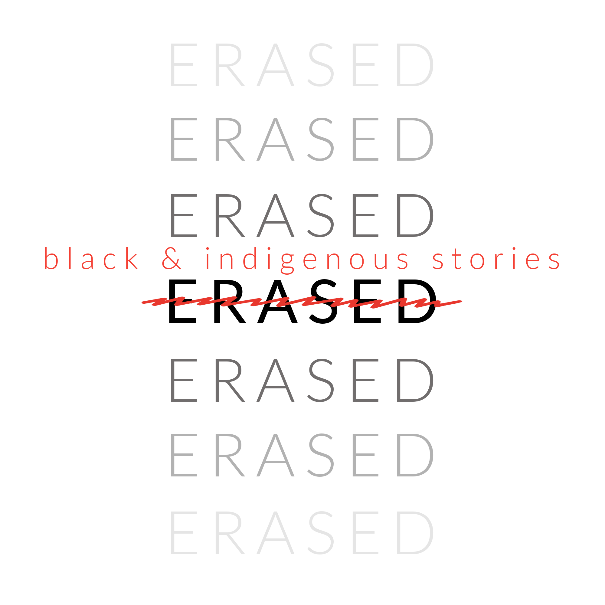 Black & Indigenous Stories: Erased