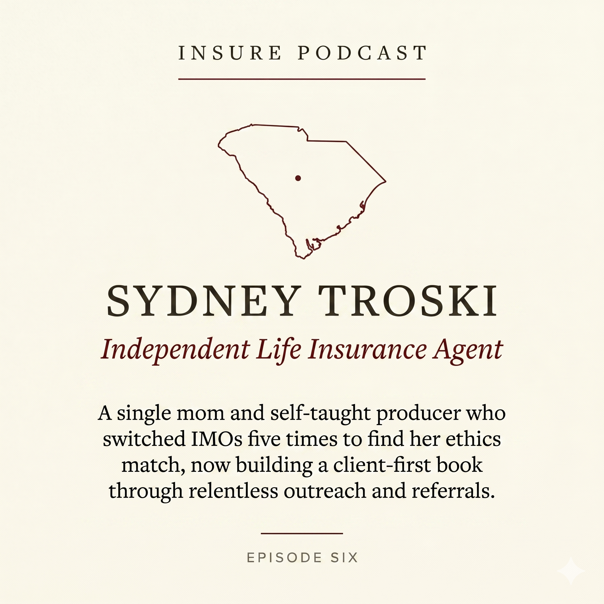 InsurePodcast #6: Sydney Troski episode artwork
