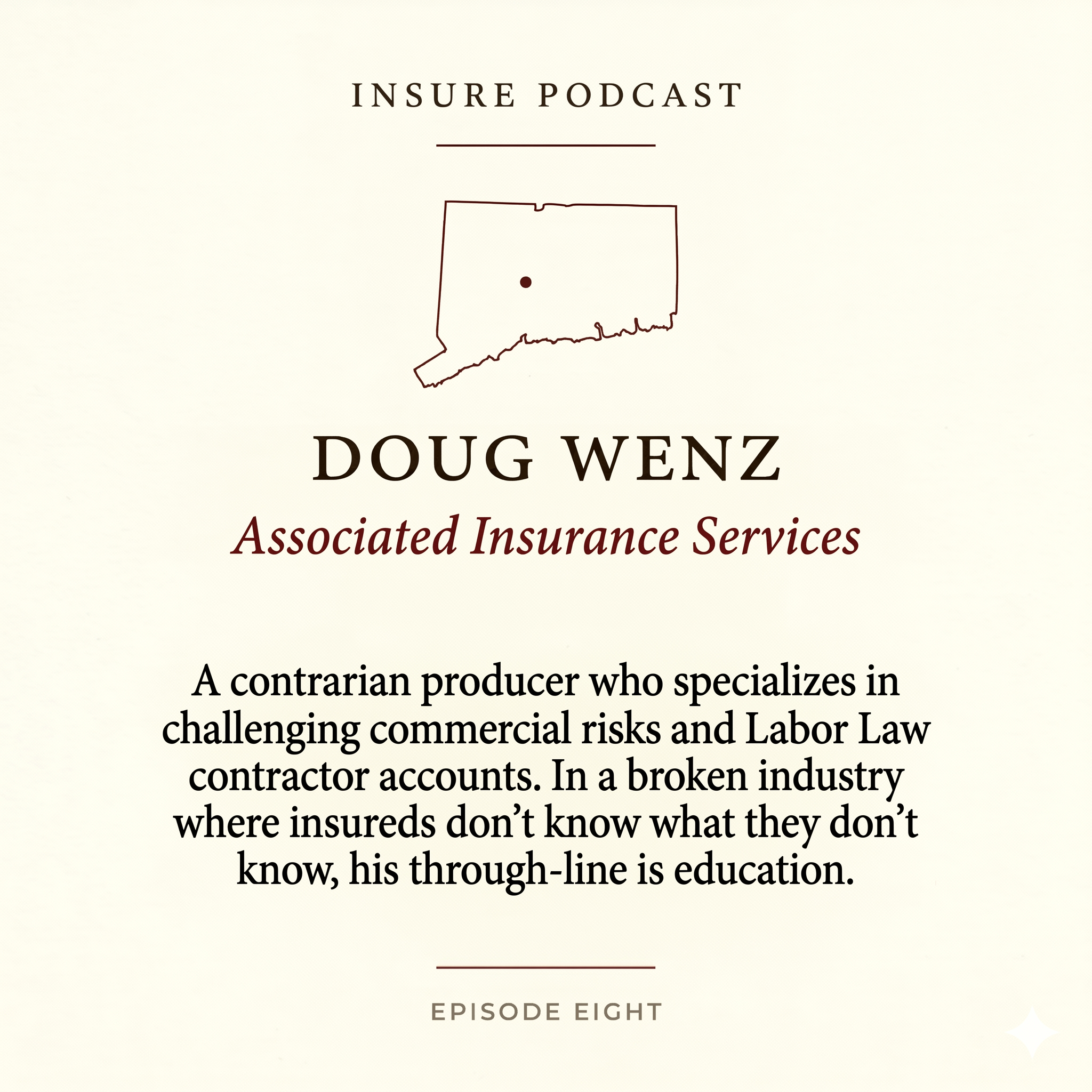 InsurePodcast #8: Doug Wenz episode artwork