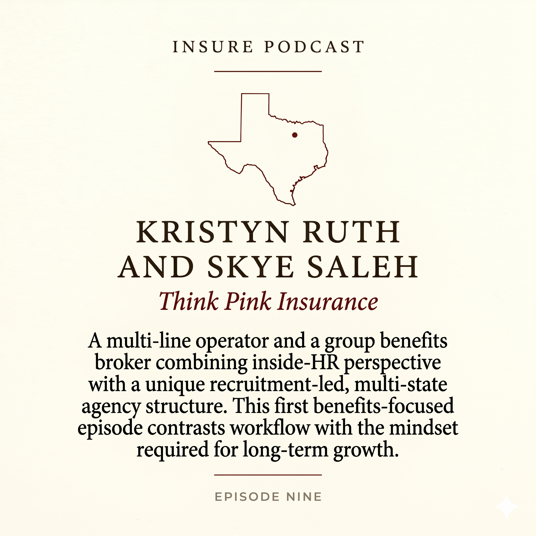 InsurePodcast #9: Kristyn Ruth with Skye Saleh episode artwork