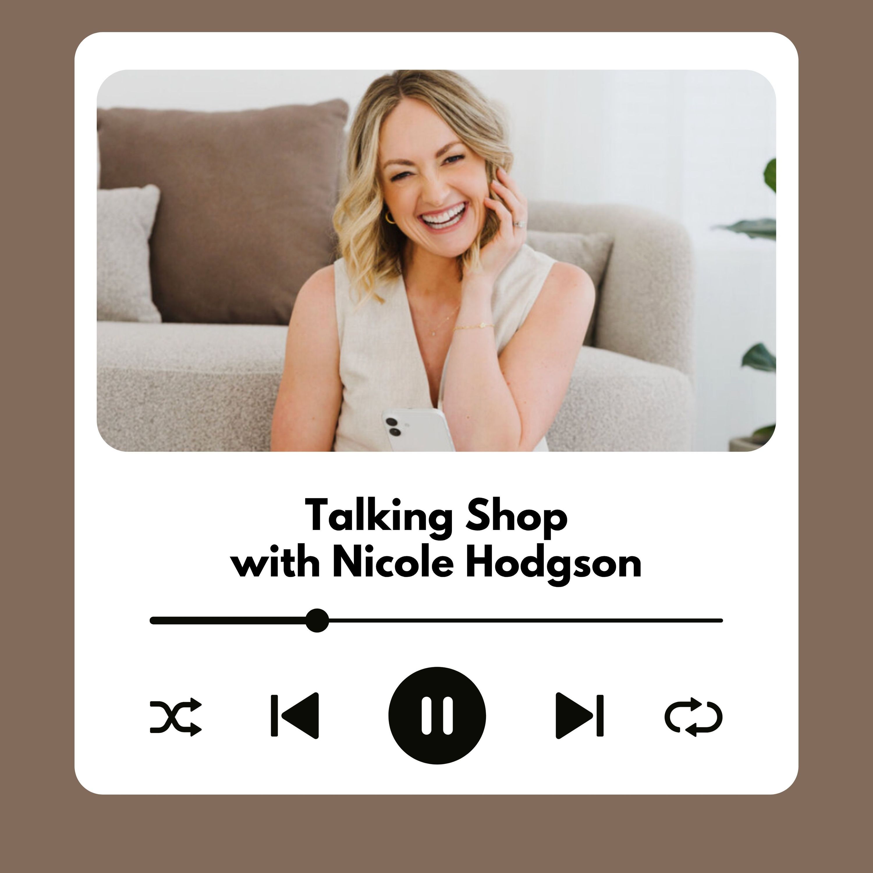 Talking Shop with Nicole Hodgson episode artwork