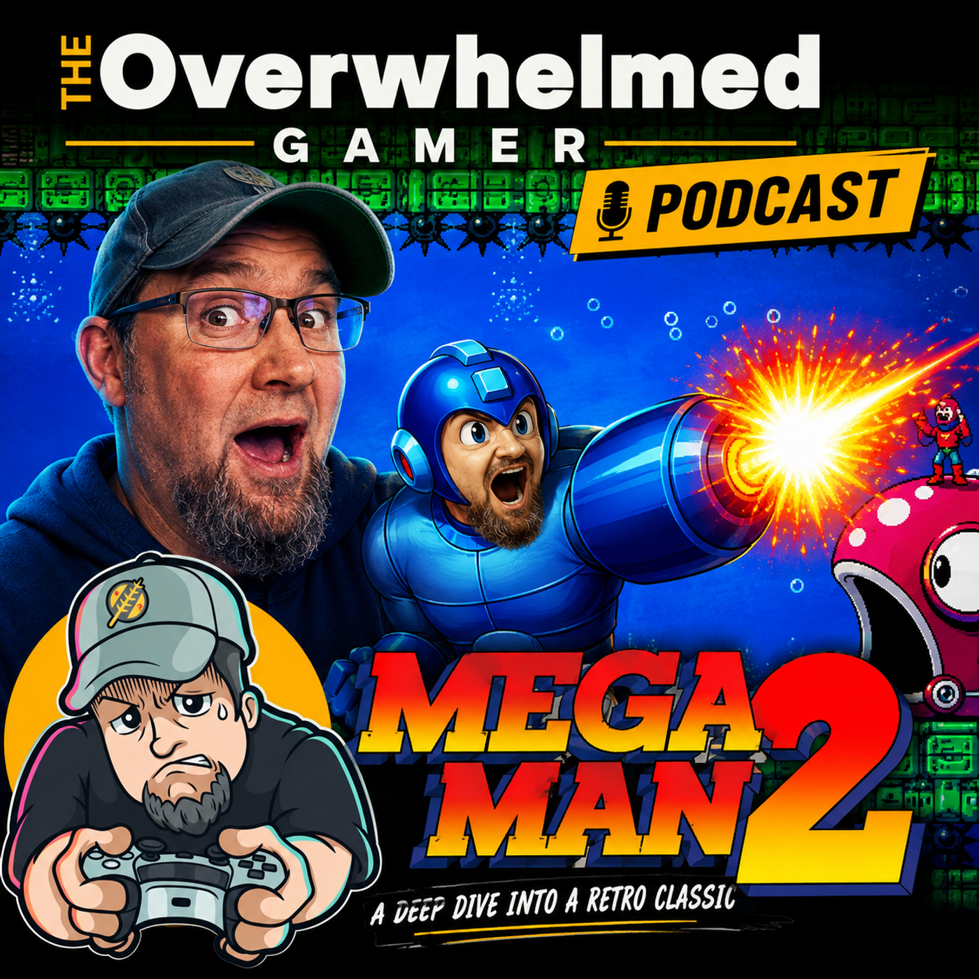 Podcast episode thumbnail for Mega Man 2: Is It Really One of the Best NES Games Ever?
