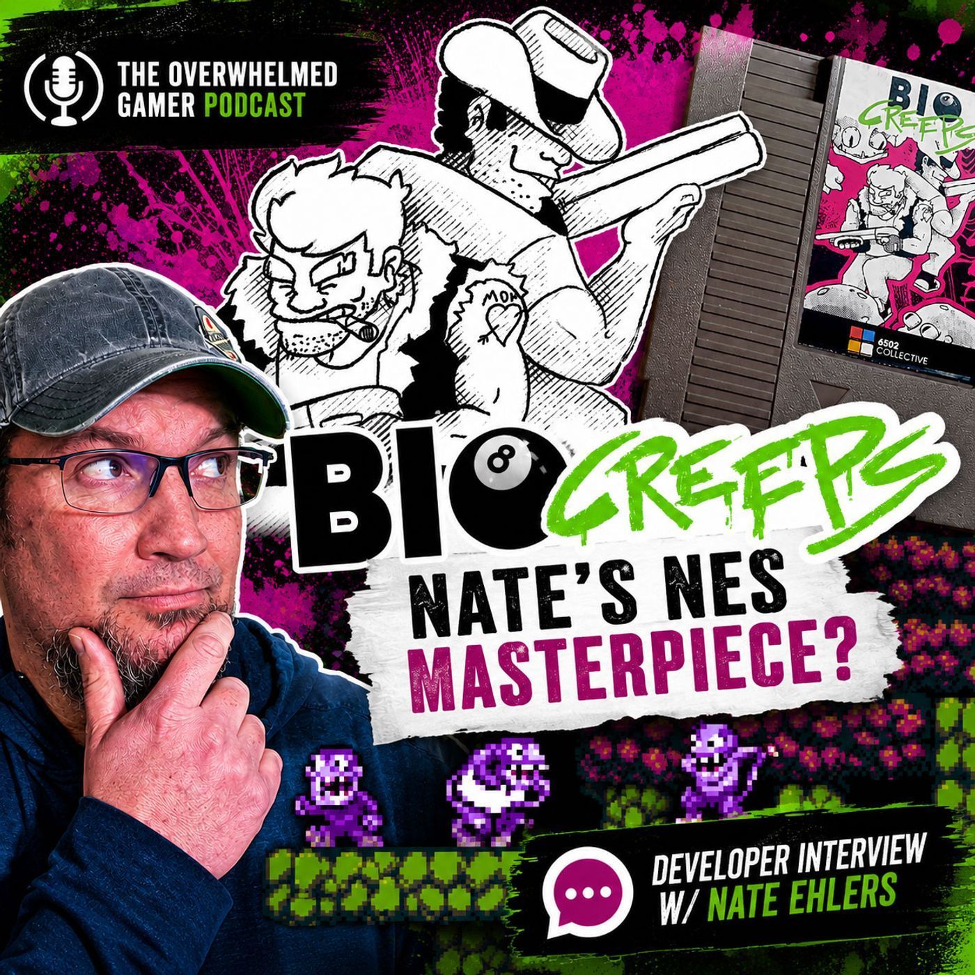 Podcast episode thumbnail for Why Would Anyone Make an NES Game in 2026? | Bio Creeps